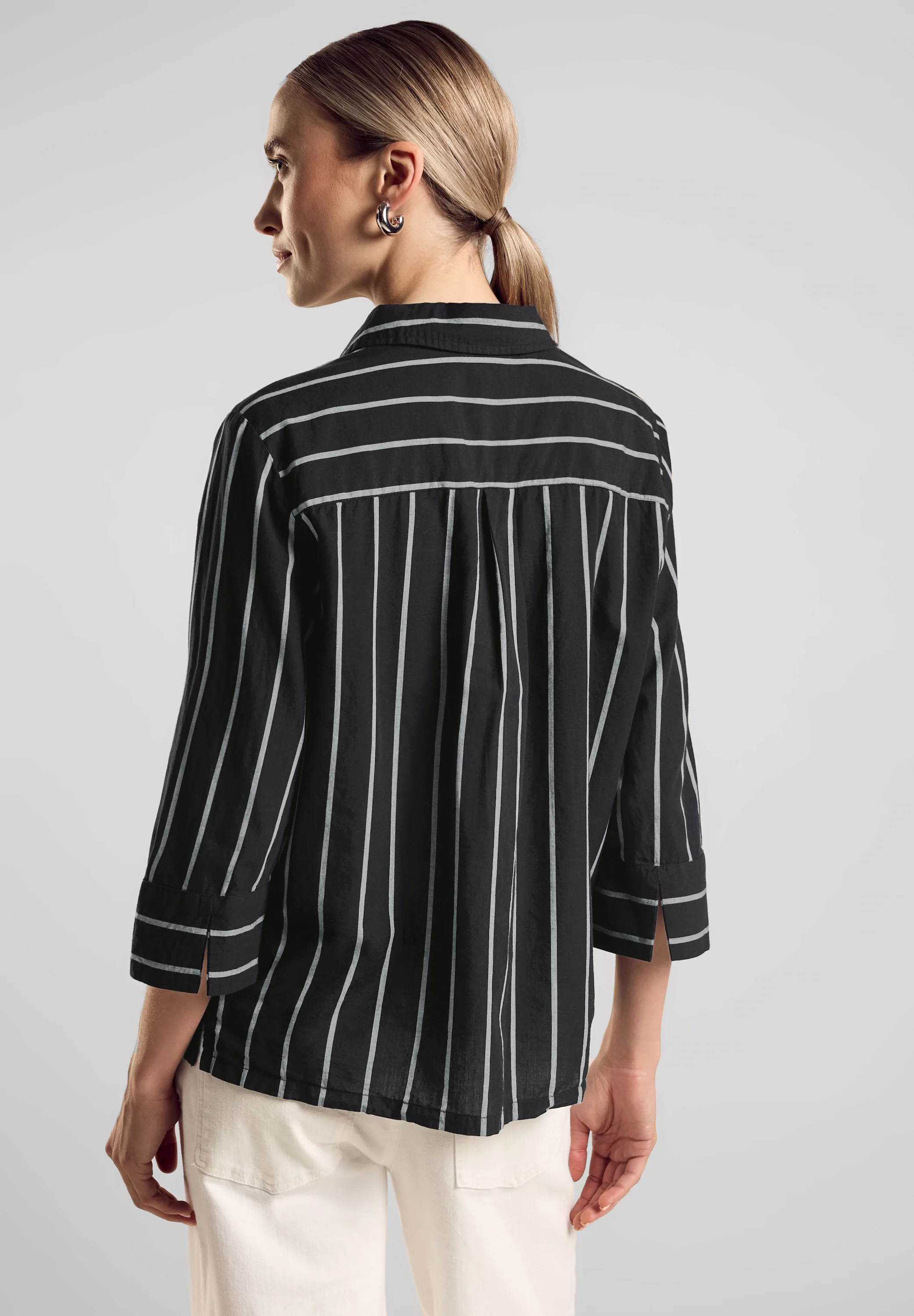 STREET ONE Hemdbluse, aus reiner Baumwolle günstig online kaufen