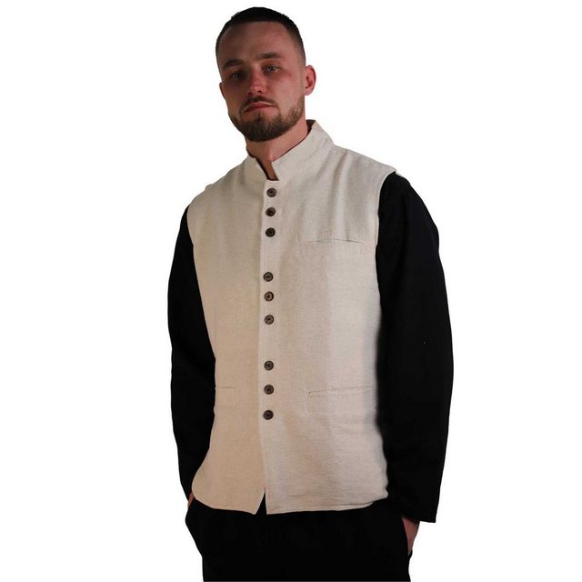 KUNST UND MAGIE Kurzweste Kunst und Magie Traditionelle Nepal Gilet Herren günstig online kaufen