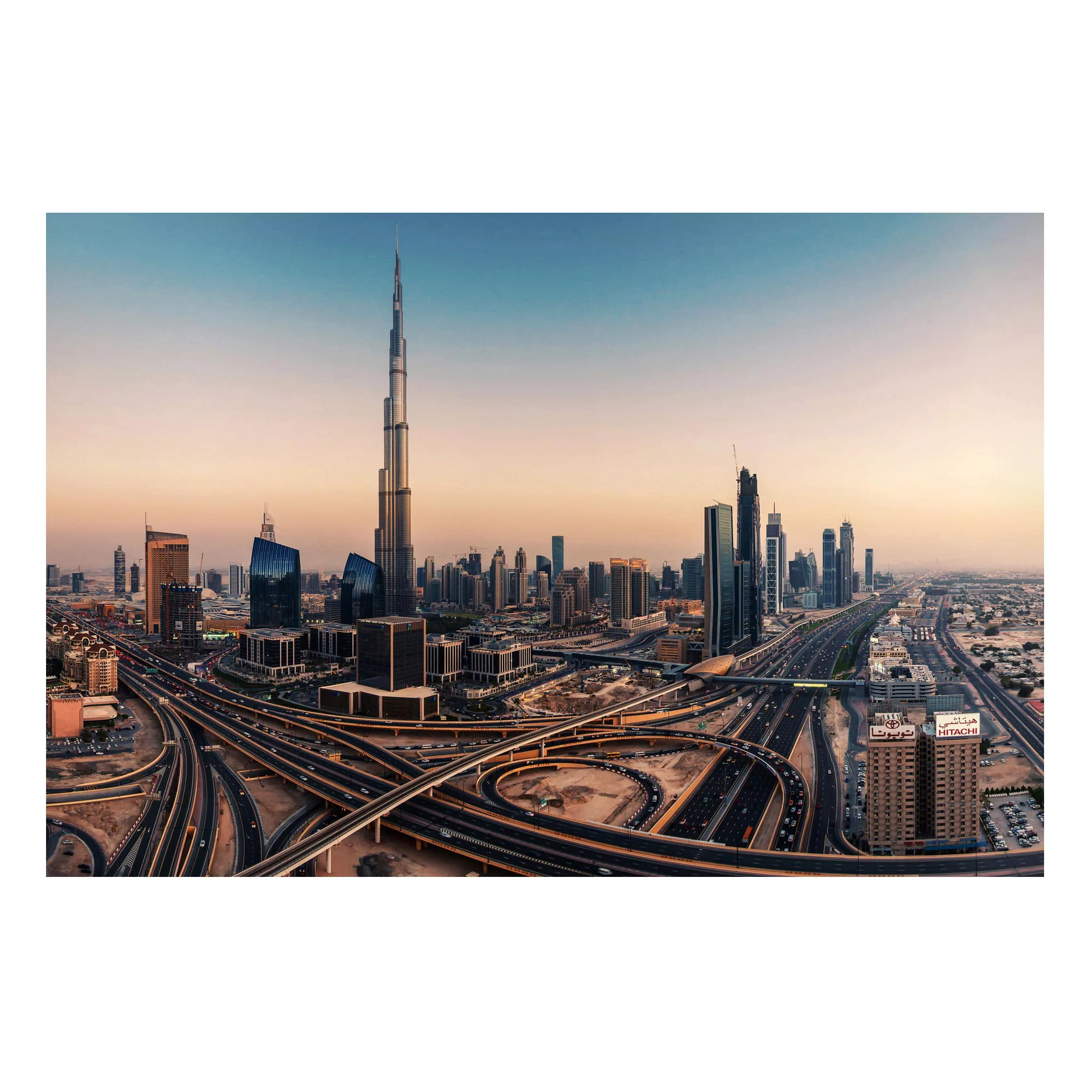 Magnettafel Architektur & Skyline - Querformat 3:2 Abendstimmung in Dubai günstig online kaufen