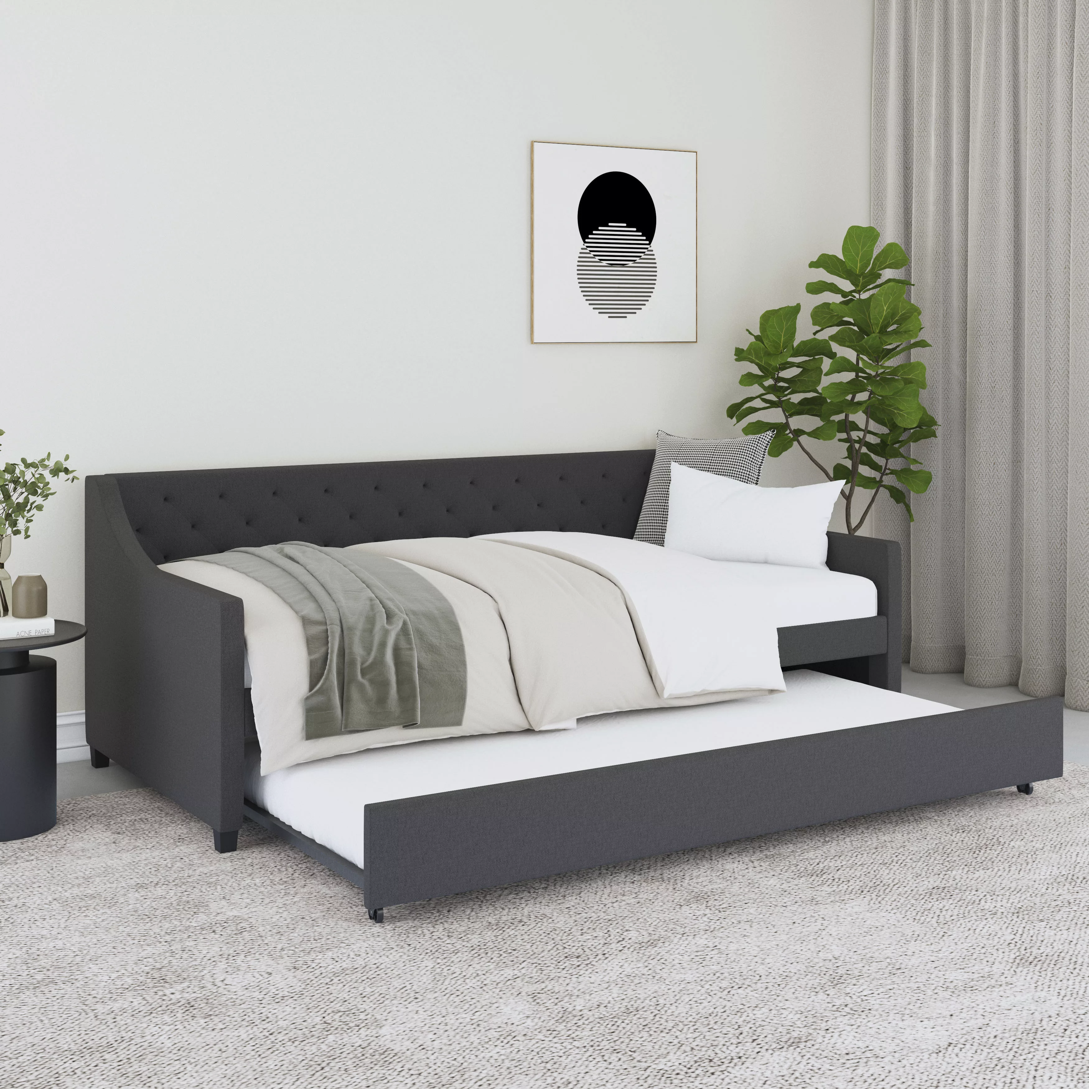 Home affaire Ausziehbett "Kempton, Polster - Daybed, Gästebett, amerikanisc günstig online kaufen