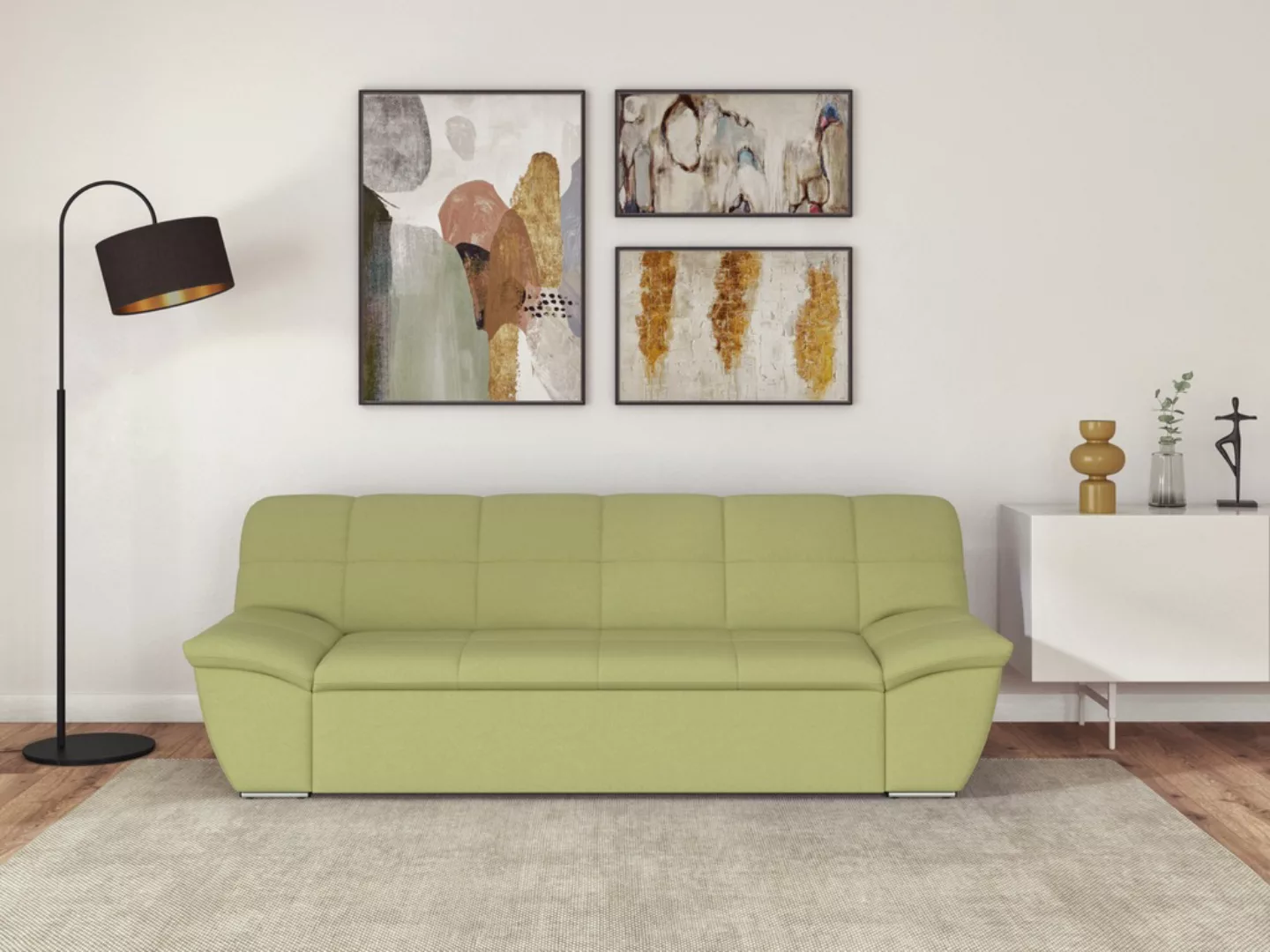DOMO collection 3-Sitzer "Splash, moderne Steppung im Sitz und Rücken, komf günstig online kaufen