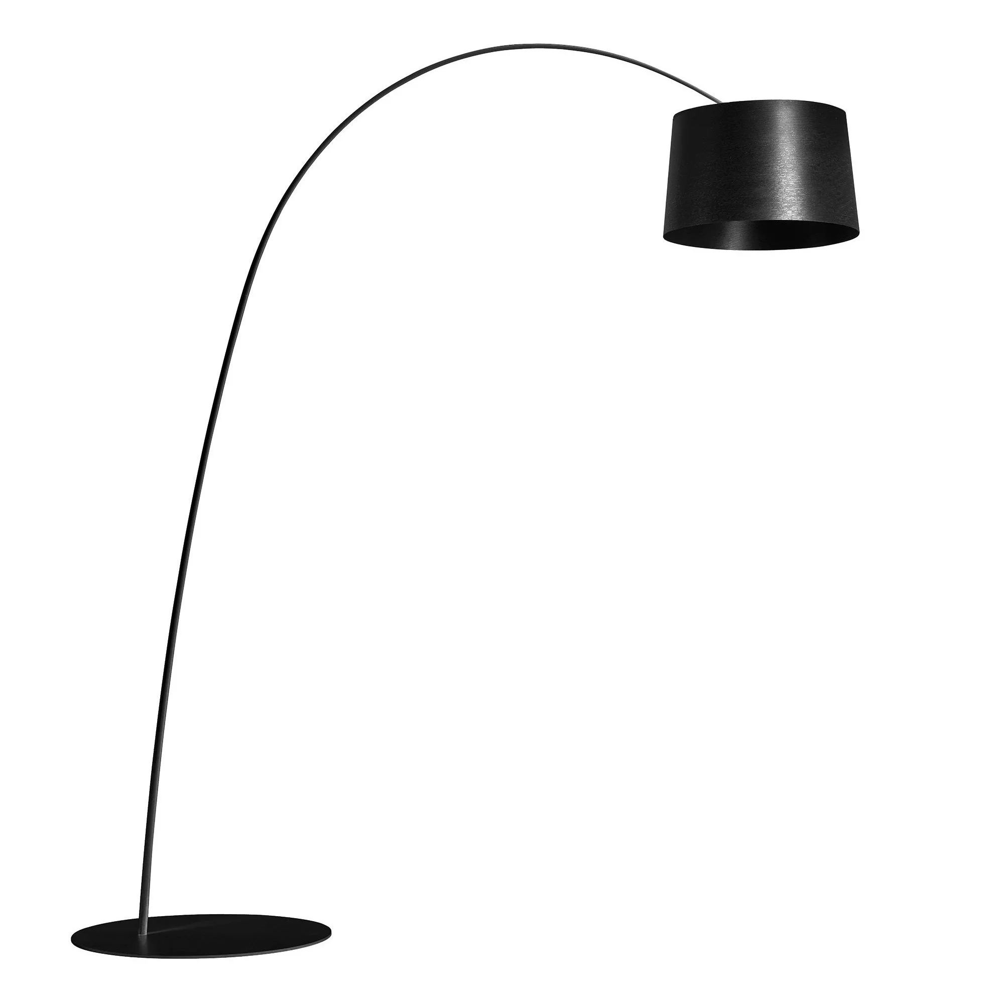 Foscarini - Twiggy LED Stehleuchte - schwarz/LxBxH 170x60x215cm/2700K/3840l günstig online kaufen