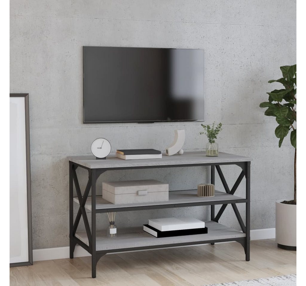 furnicato TV-Schrank Grau Sonoma 80x40x50 cm Holzwerkstoff günstig online kaufen