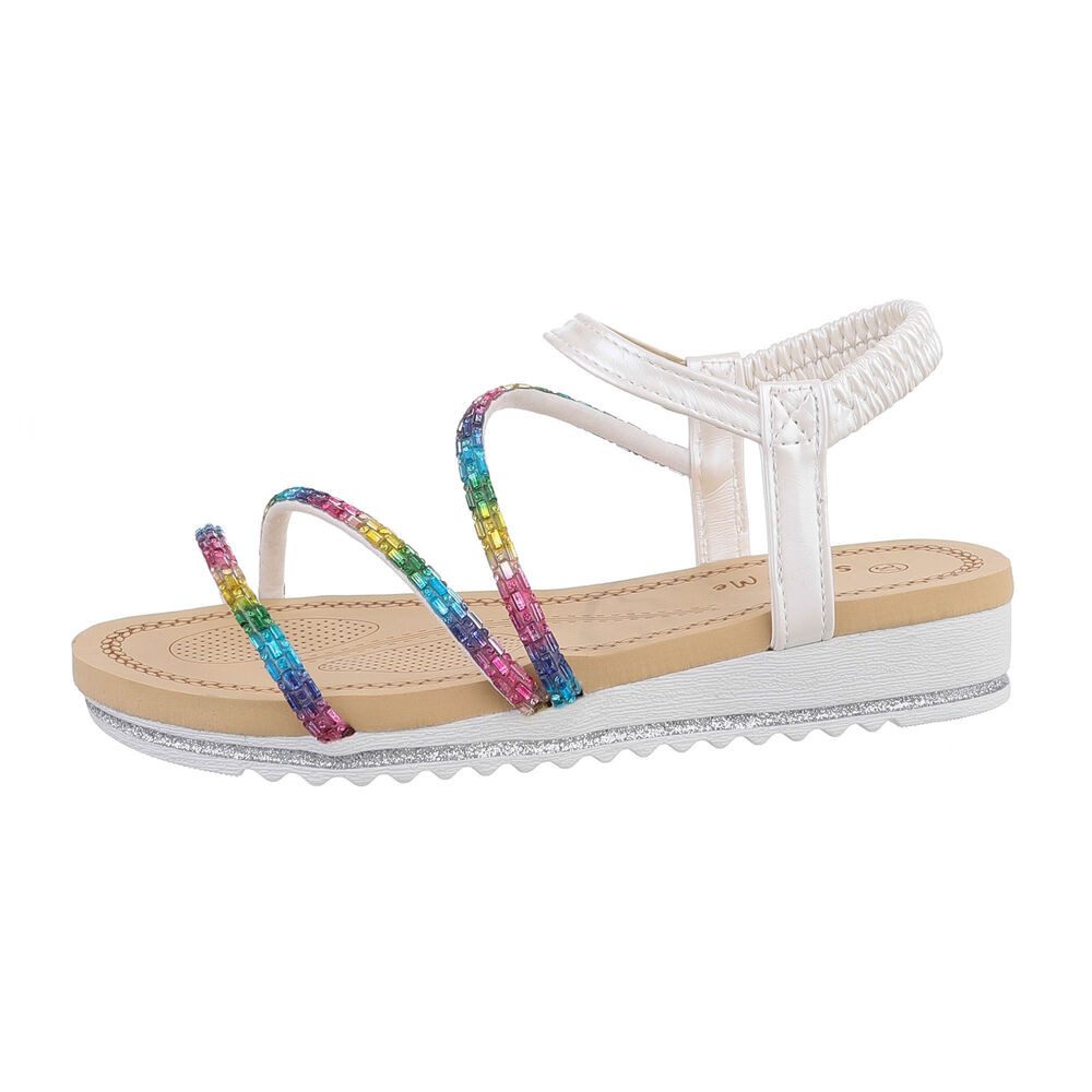 Ital-Design Damen Freizeit Riemchensandalette (85960183) Keilabsatz/Wedge günstig online kaufen