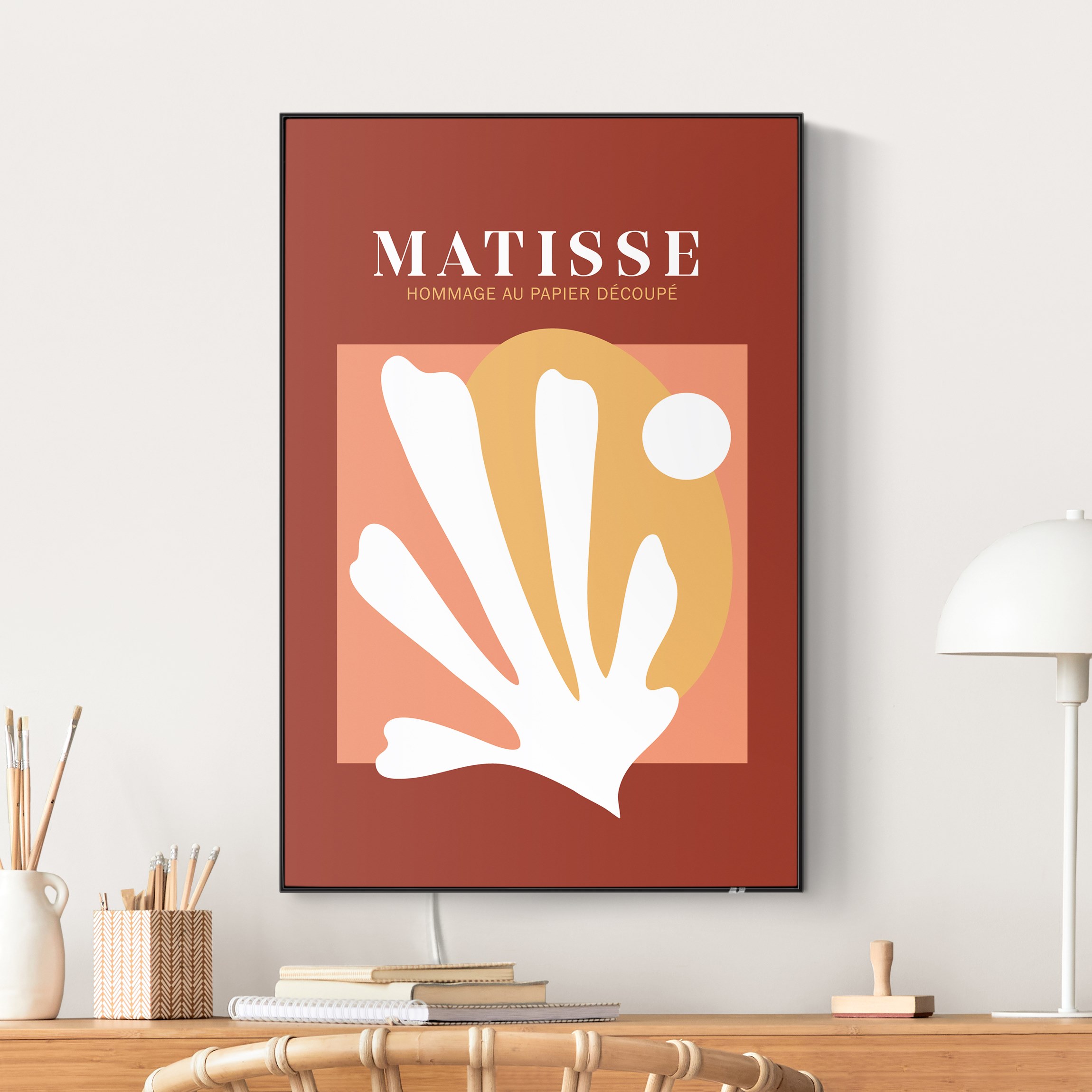 LED-Wechselbild Matisse Interpretation - Kombination Rot günstig online kaufen