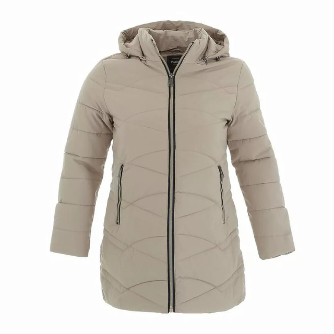 Ital-Design Winterjacke Damen Freizeit Kapuze (abnehmbar) Gefüttert Winterj günstig online kaufen