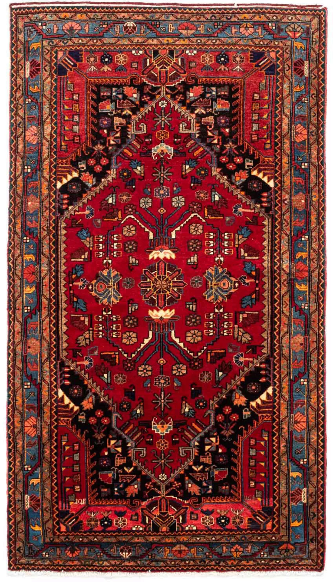 morgenland Wollteppich »Shiraz Medaillon 272 x 183 cm«, rechteckig, Unikat günstig online kaufen
