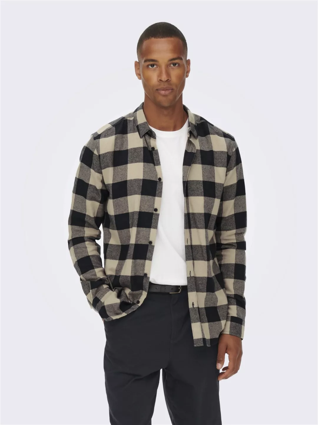 Only & Sons Herren Freizeithemd ONSGUDMUND LS CHECKED SHIRT günstig online kaufen