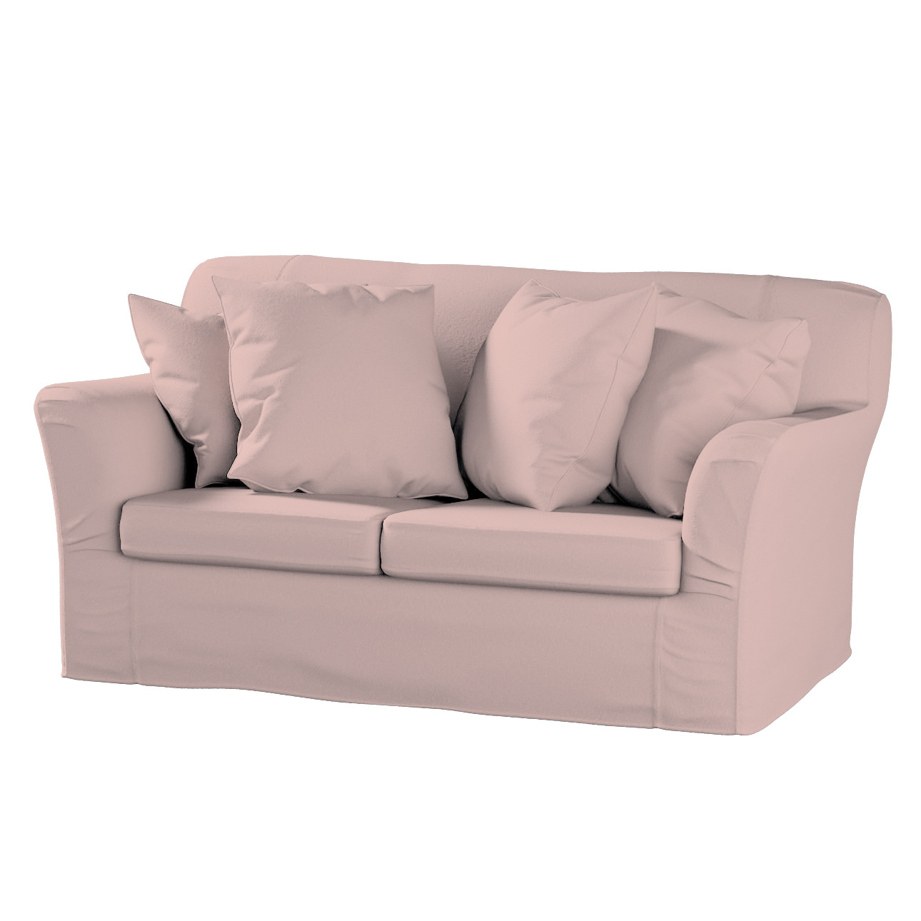 Bezug für Tomelilla 2-Sitzer Sofa nicht ausklappbar, rosa, Sofahusse, Tomel günstig online kaufen