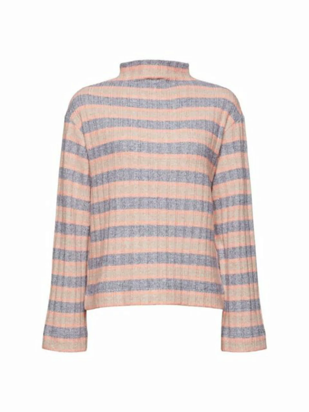 Esprit Langarmshirt Weich aufgerautes Longsleeve mit Streifen (1-tlg) günstig online kaufen