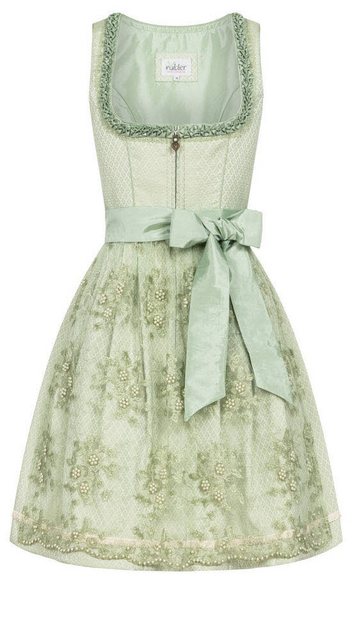 Nübler Dirndl Mini Dirndl Edina in Grün von Nübler günstig online kaufen