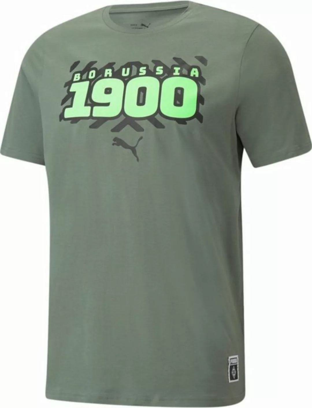 Puma Tec Kurzarmshirt BMG ftblCORE Tee LAUREL WREATH-ELECTRIC GREEN günstig online kaufen