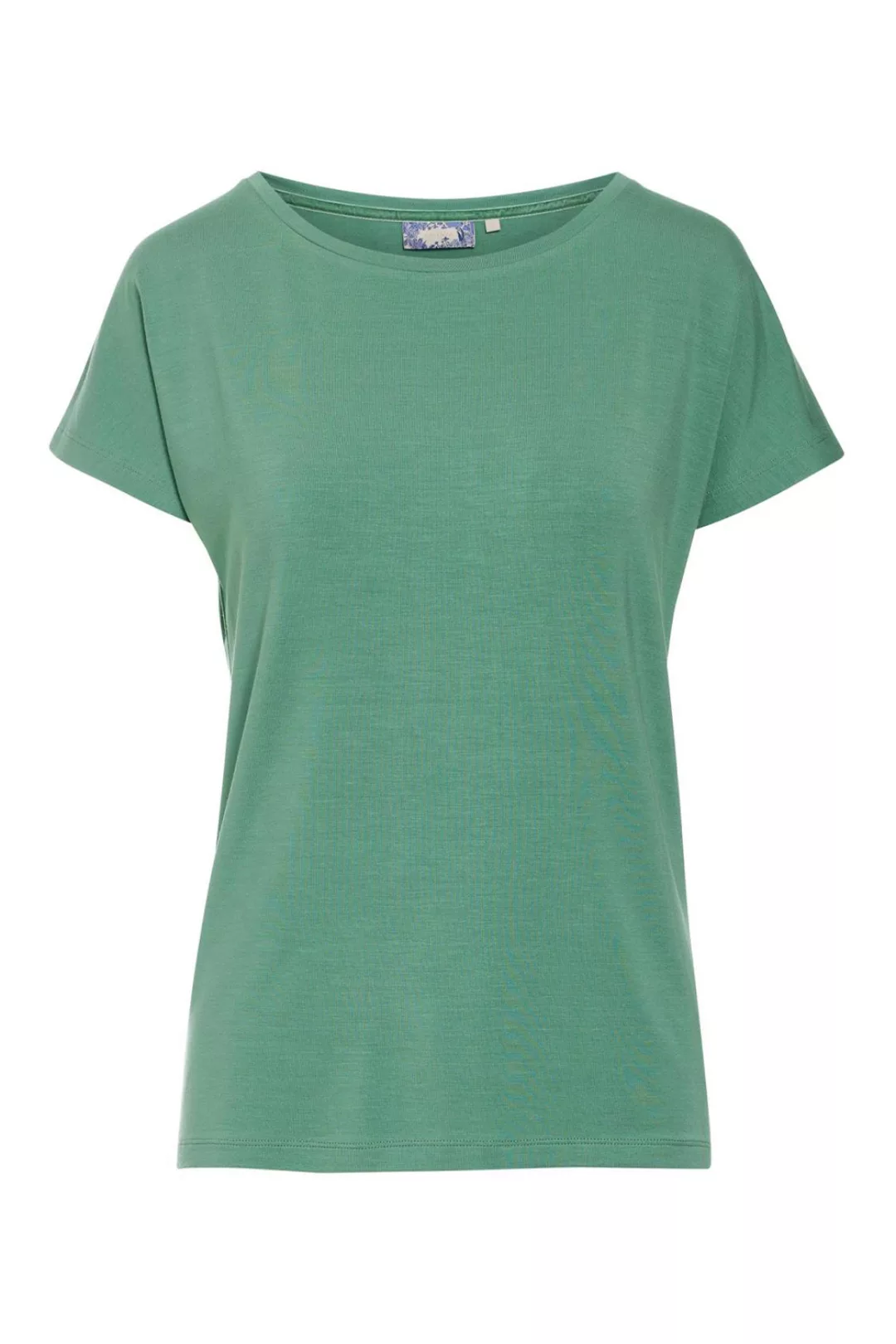 ESSENZA Ellen Uni Kurzarmshirt Loungewear 3 44 grün günstig online kaufen