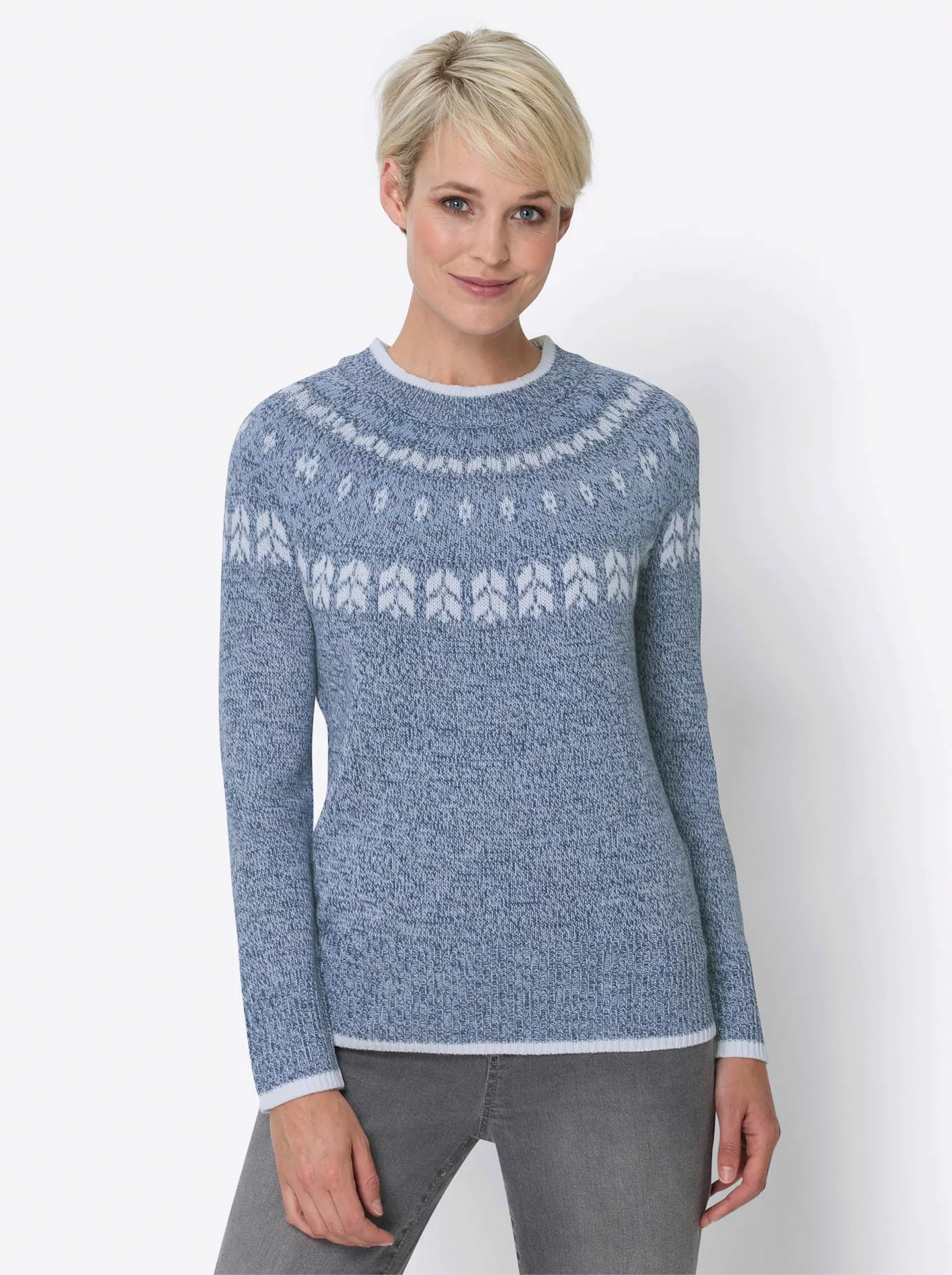 Classic Basics Norwegerpullover "Langarm-Pullover" günstig online kaufen