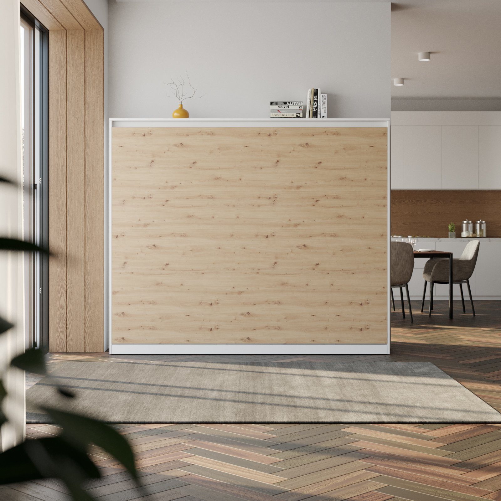 SMARTBett Schrankbett mit Matratze 100x200 / günstig online kaufen