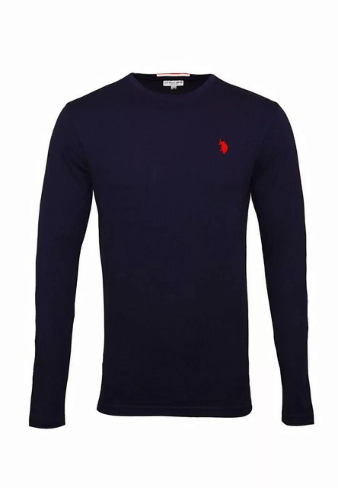 U.S. Polo Assn Longsleeve Longsleeve Langarmshirt mit Rundhalsausschnitt (1 günstig online kaufen