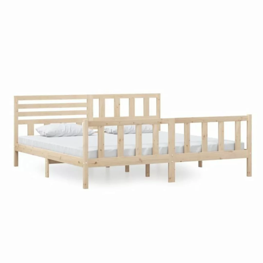 vidaXL Bettgestell Massivholzbett 200x200 cm Doppelbett Bett Bettrahmen Bet günstig online kaufen