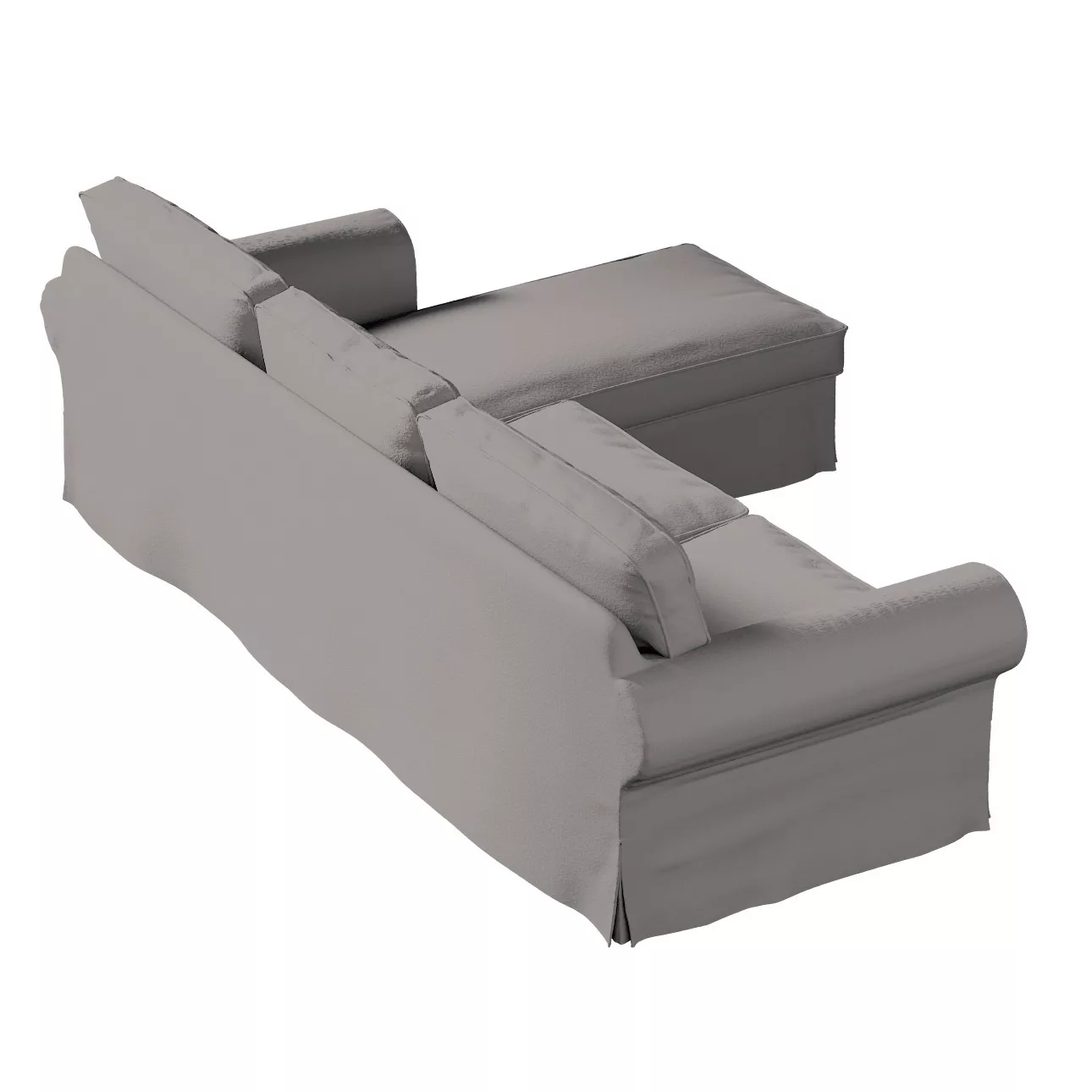 Bezug für Ektorp 2-Sitzer Sofa mit Recamiere, beige, Ektorp 2-Sitzer Sofabe günstig online kaufen