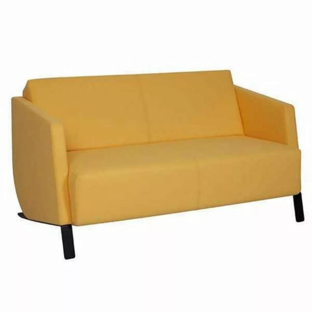 JVmoebel 2-Sitzer Gelber 2-Sitzer Moderne Wohnzimmer Polster Textil Couchen günstig online kaufen