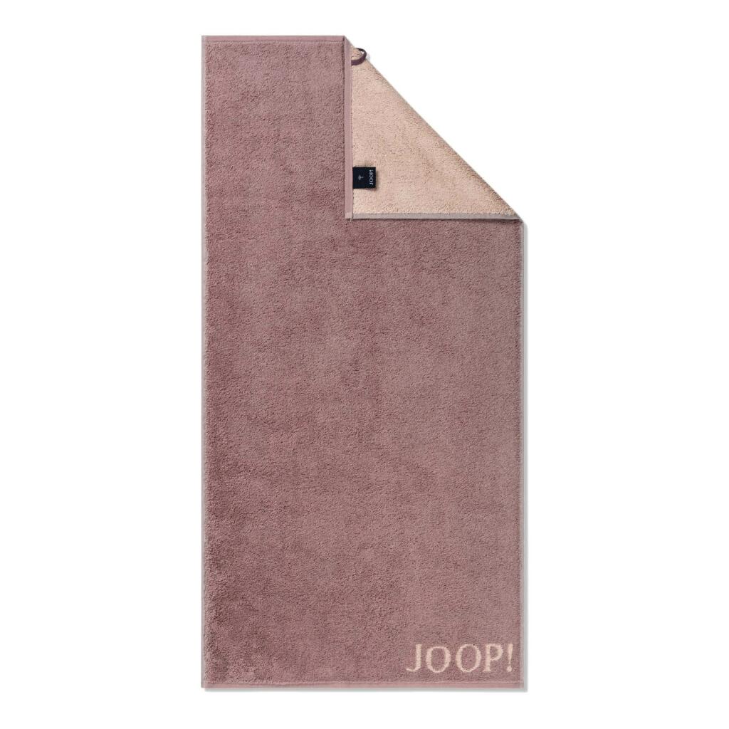 JOOP! Handtuch Classic Frottierkollektion - 50x100 cm, Walkfrottier Rosa günstig online kaufen