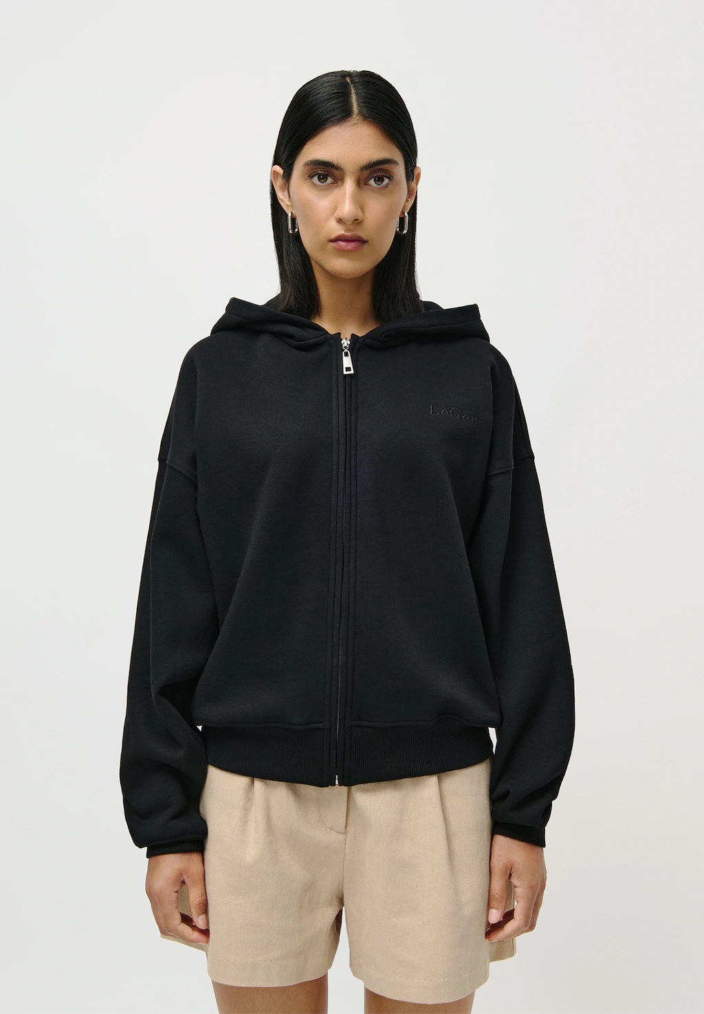 LeGer Kapuzensweatjacke "Fenna, LeGer by Lena Gercke", Mit hochwertiger Log günstig online kaufen