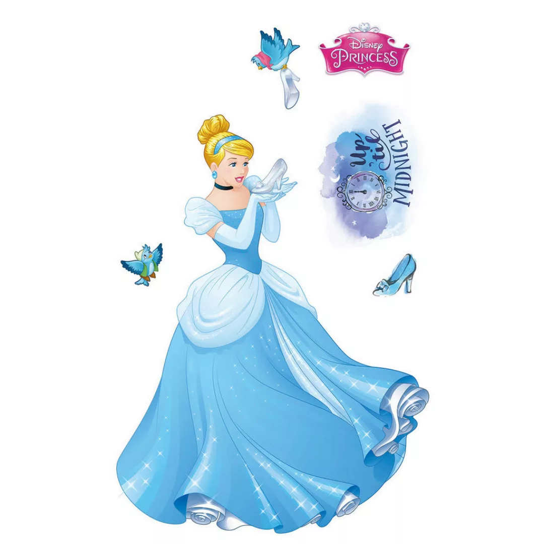 Disney Wandtattoo Aschenputtel Xxl Blau 127 x 200 cm 612430 günstig online kaufen