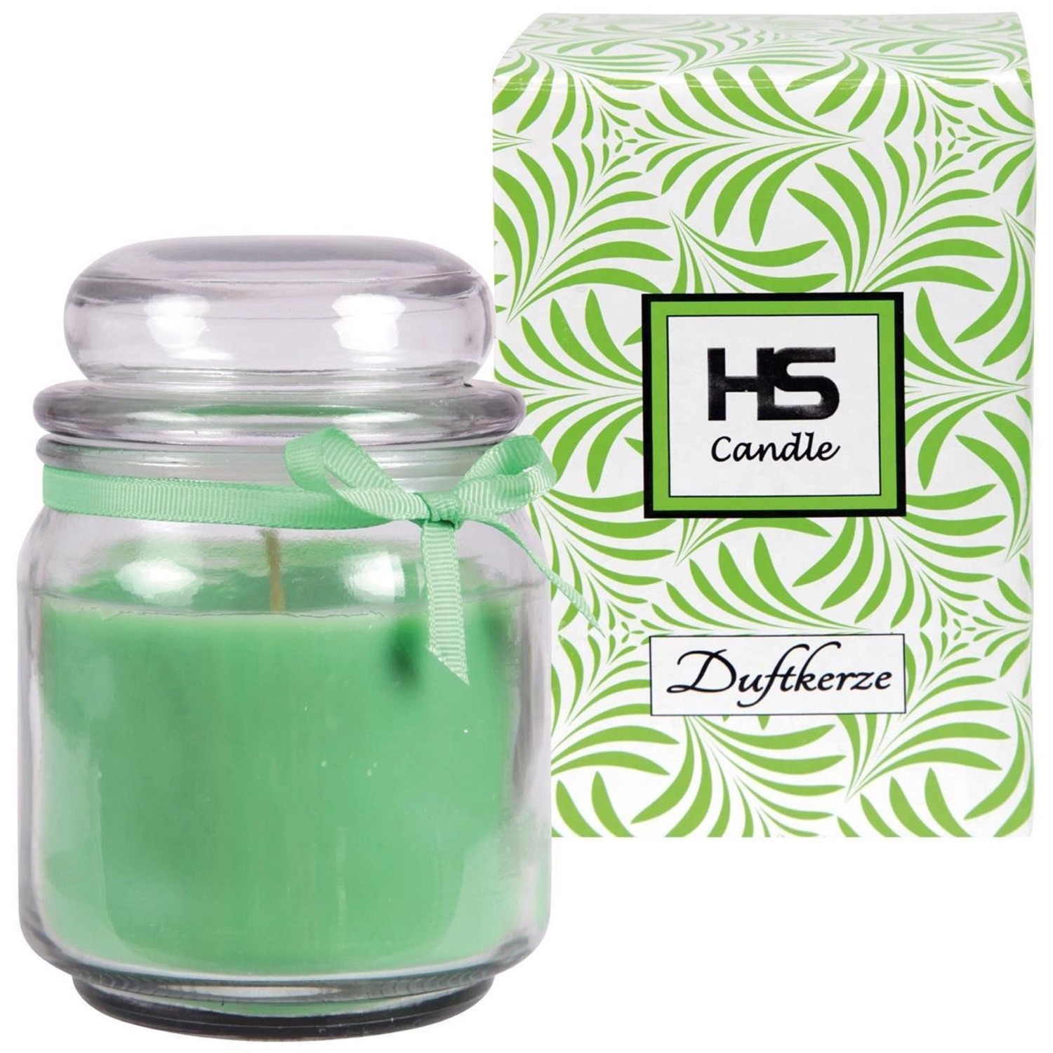 HS Candle Duftkerze & Bonbon Glas Ø9cm Coconut Limes günstig online kaufen