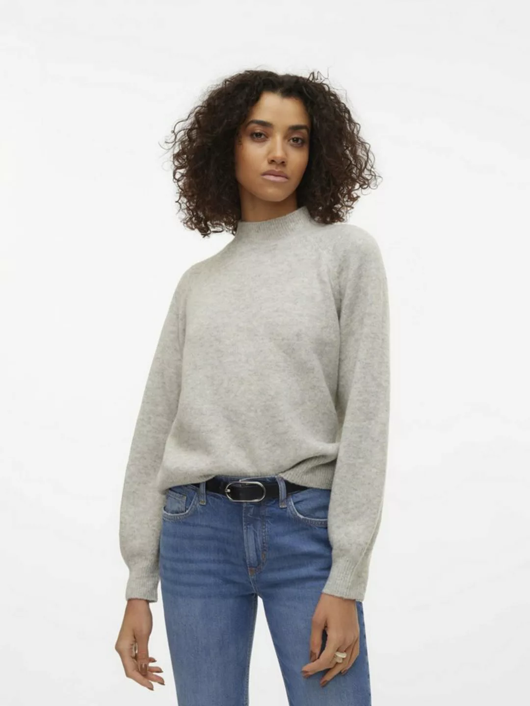 Vero Moda Strickpullover VMLEAF (1-tlg) Plain/ohne Details günstig online kaufen