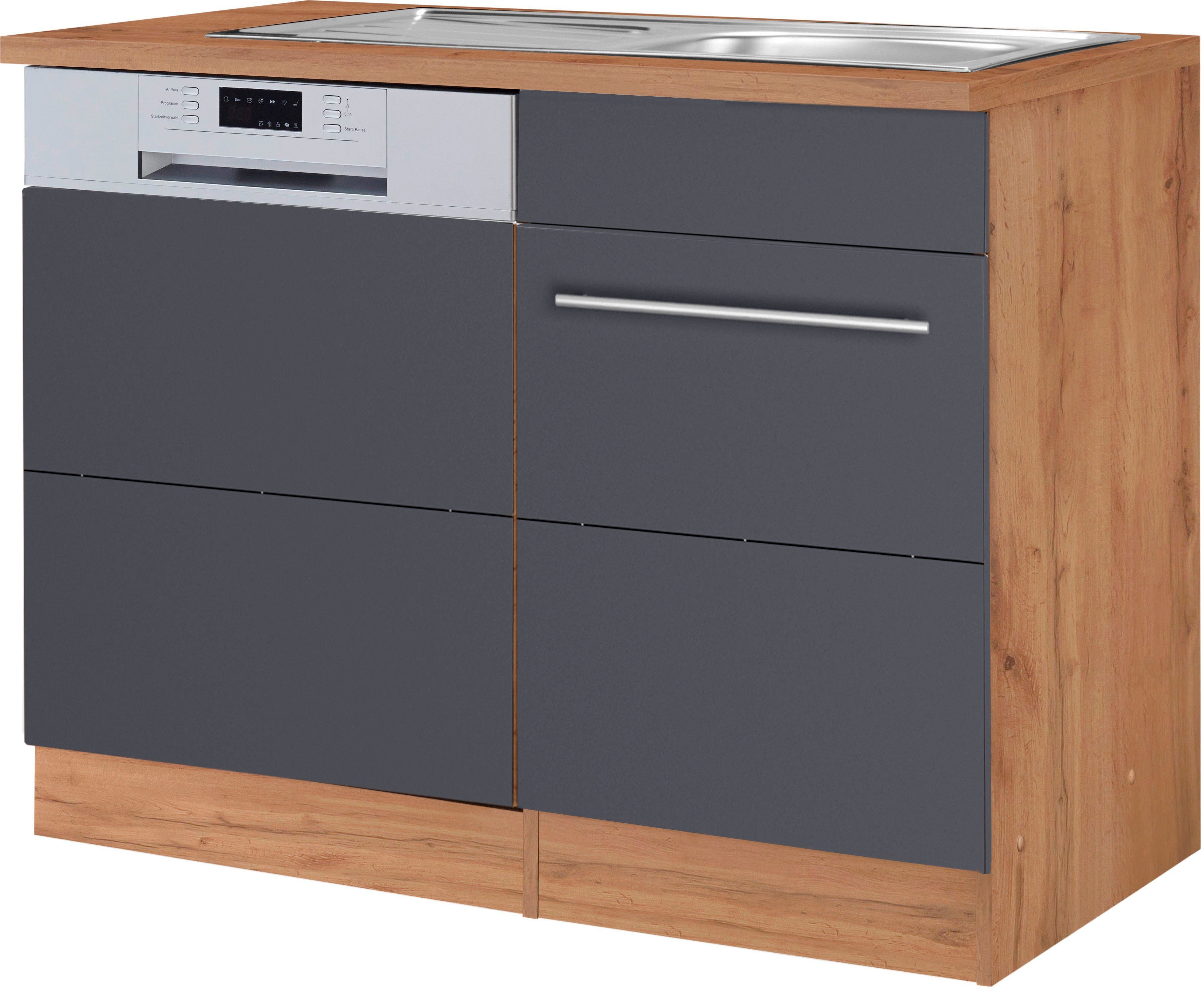 KOCHSTATION Spülenschrank "KS-Wien", Breite 110 cm, inkl. Möbelfront für te günstig online kaufen