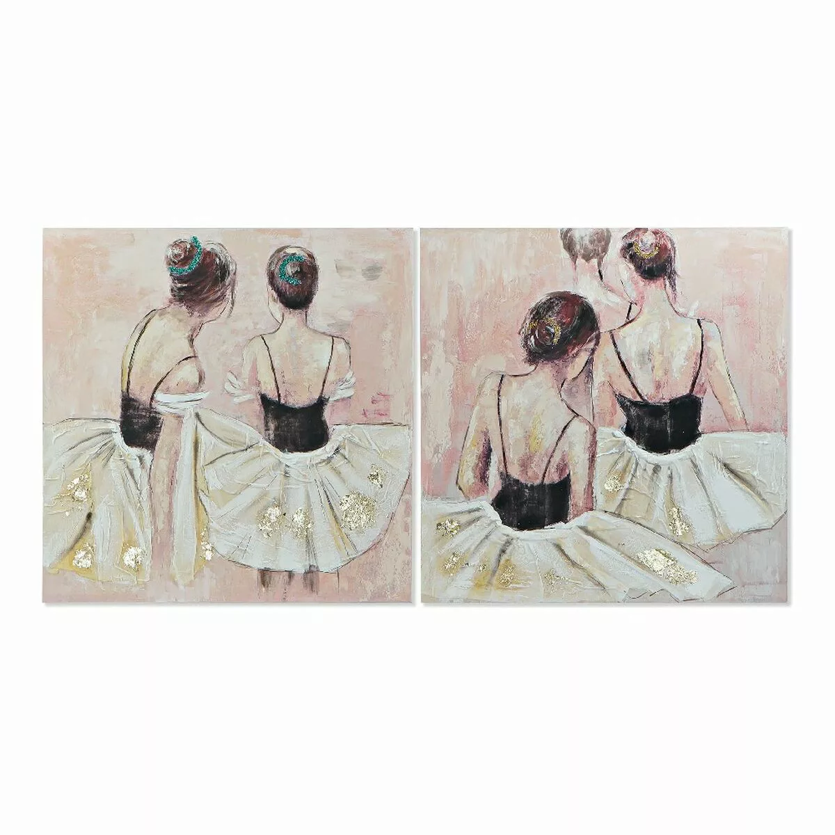 Bild Dkd Home Decor Dancers (100 X 3,5 X 100 Cm) (2 Stück) günstig online kaufen