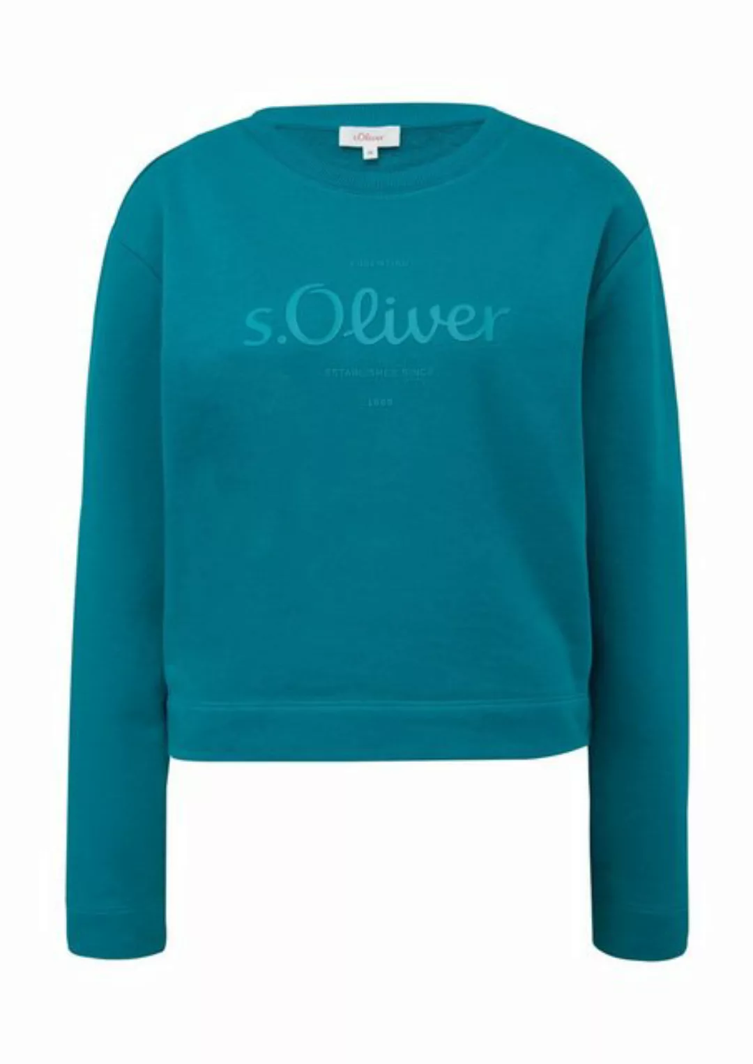 s.Oliver Sweatshirt mit dem Logonamen vorne günstig online kaufen