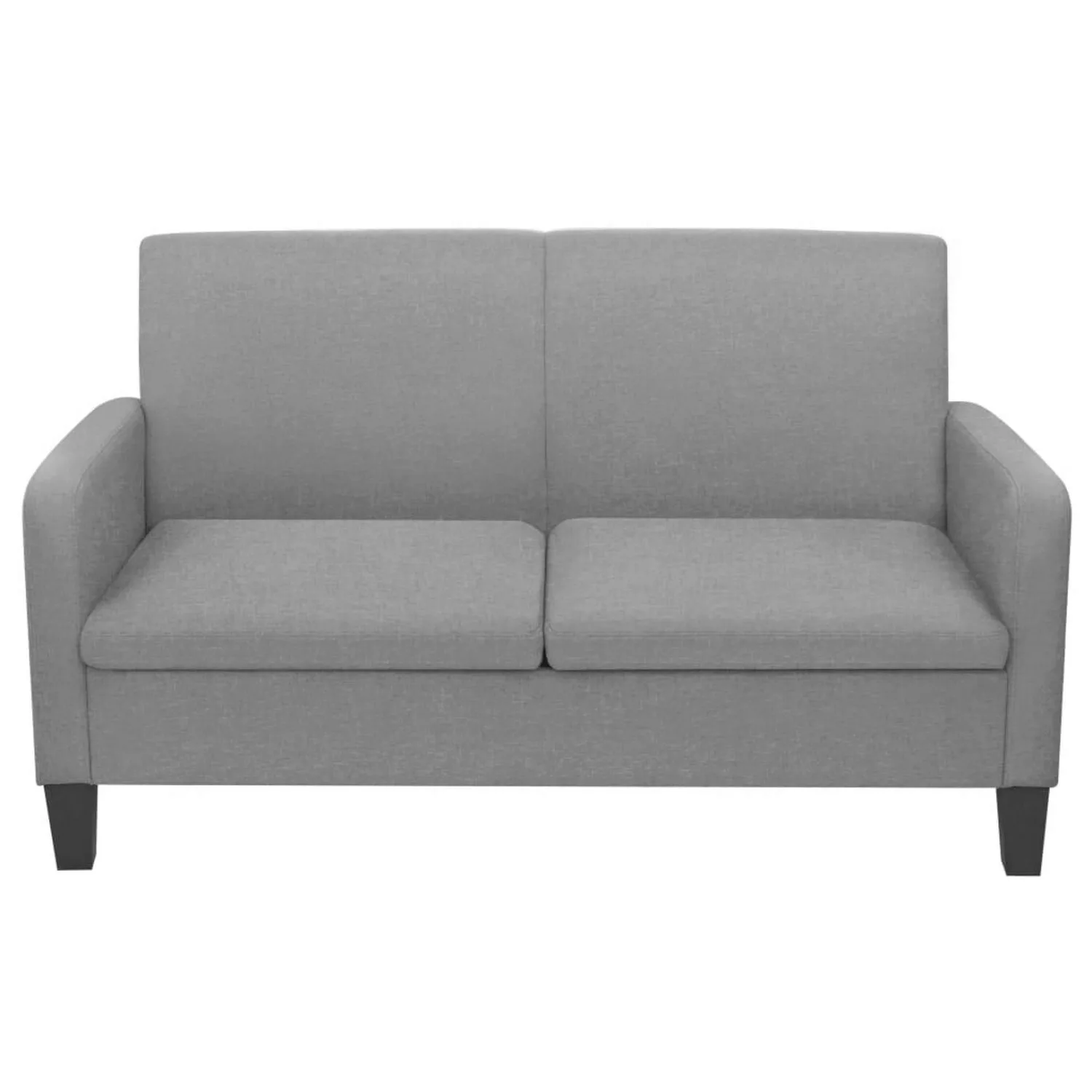 2-sitzersofa 135 X 65 X76 Cm Hellgrau günstig online kaufen