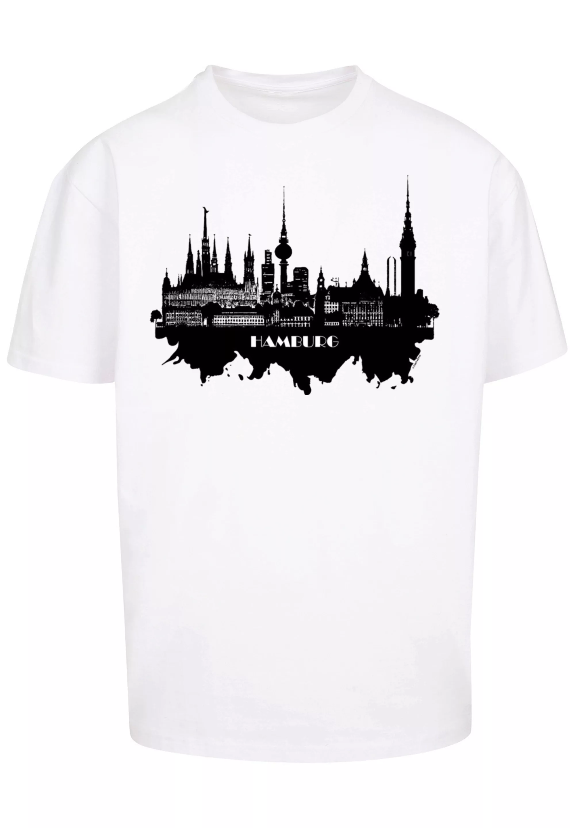 F4NT4STIC T-Shirt "Cities Collection - Hamburg skyline" günstig online kaufen