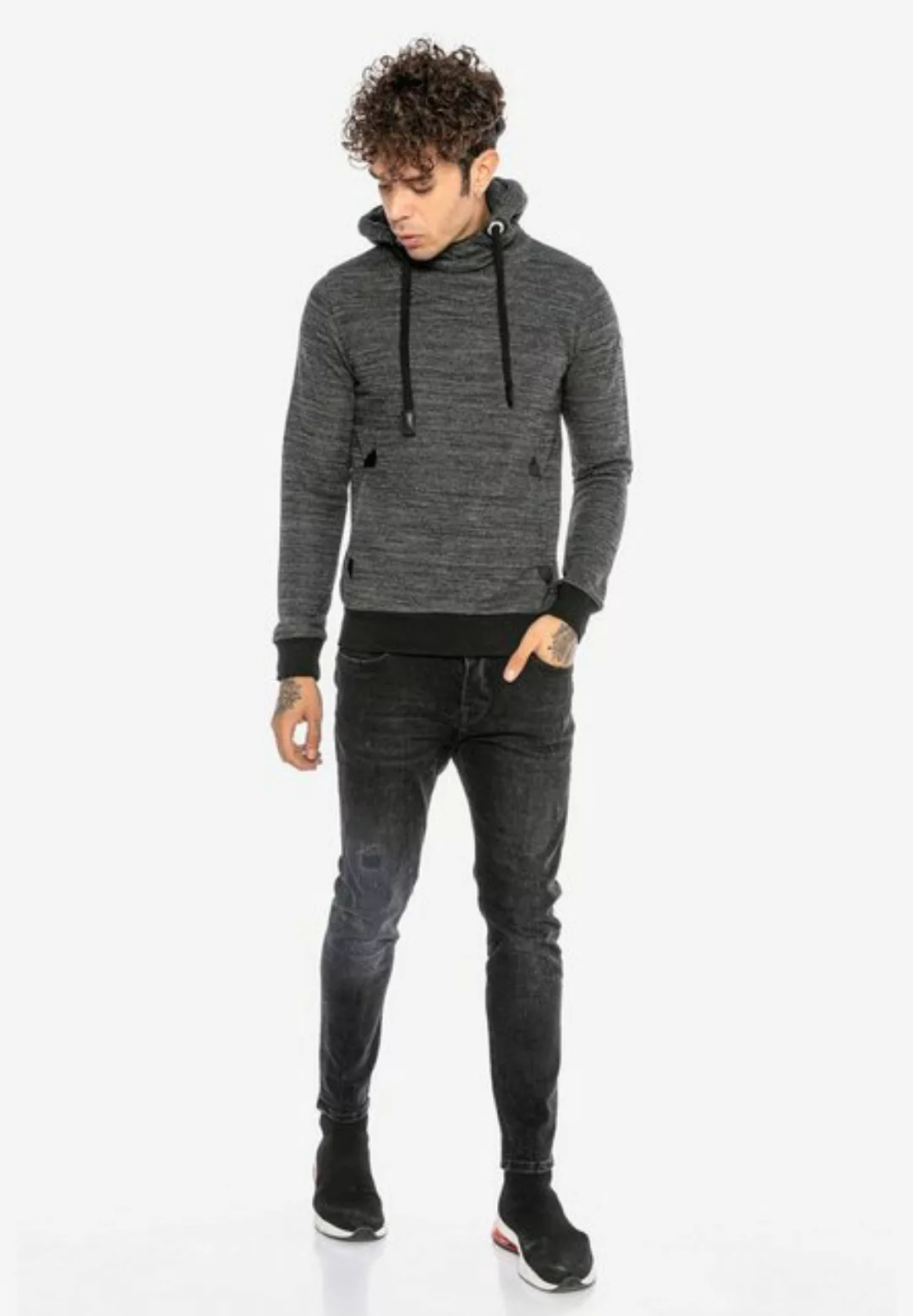 RedBridge Kapuzensweatshirt Modesto mit dickem Kordelzug günstig online kaufen