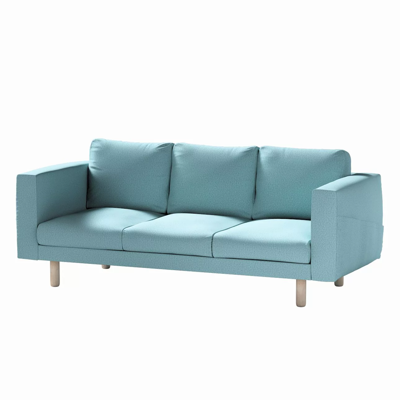 Bezug für Norsborg 3-Sitzer Sofa, blau, Norsborg 3-Sitzer Sofabezug, Madrid günstig online kaufen
