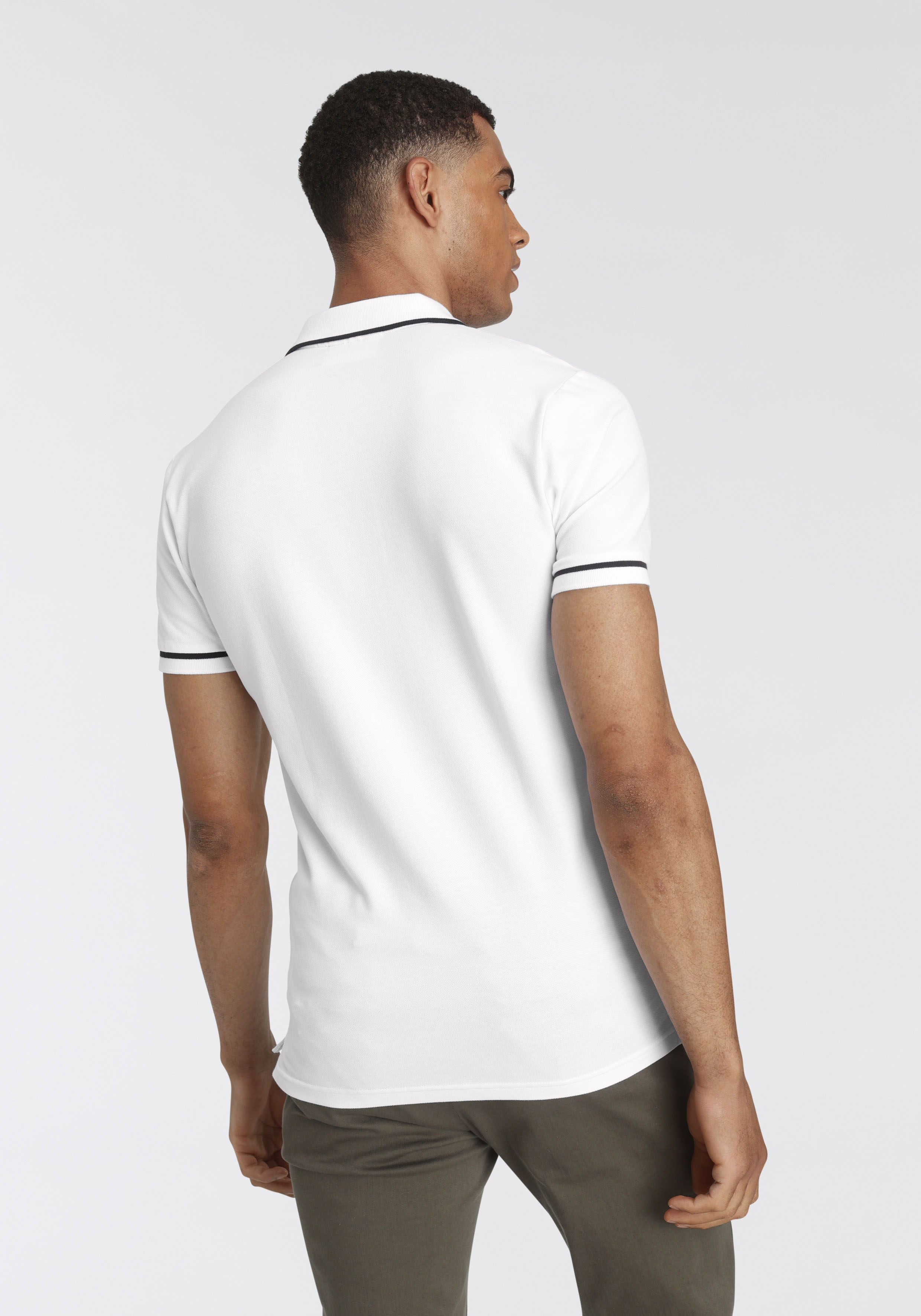 Calvin Klein Jeans Poloshirt "TIPPING SLIM POLO", mit Logomarkenlabel günstig online kaufen