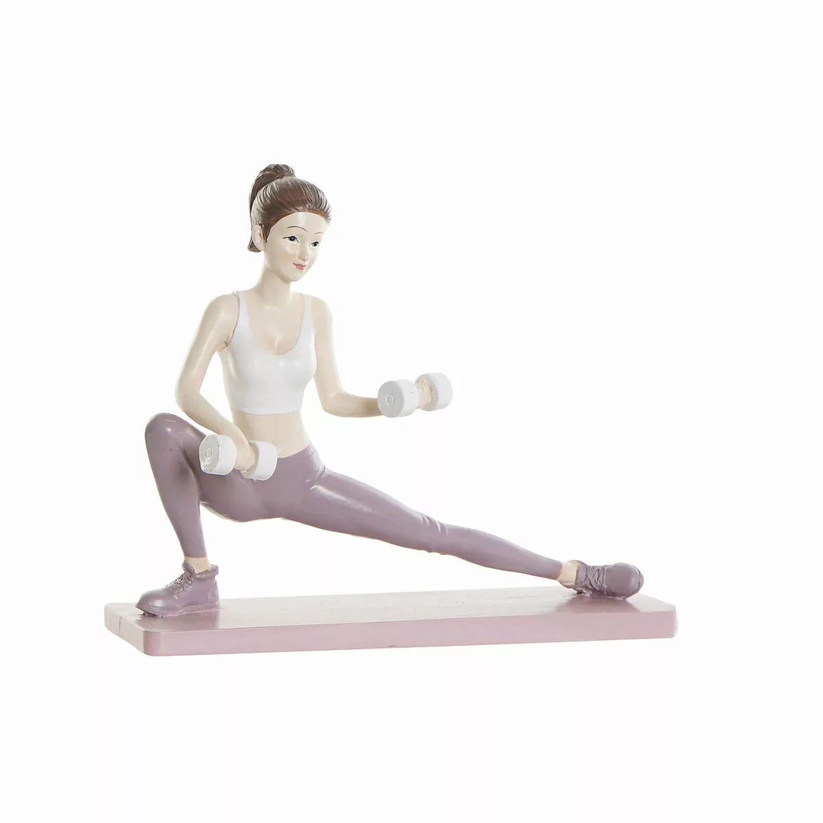 Deko-figur Dkd Home Decor Rosa Harz Yoga (20 X 8 X 16,5 Cm) günstig online kaufen