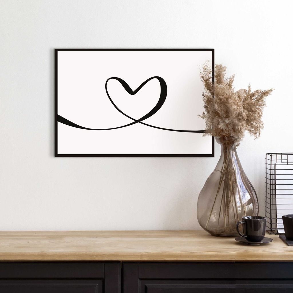 Reinders Bild mit Rahmen "Heart Lines" günstig online kaufen