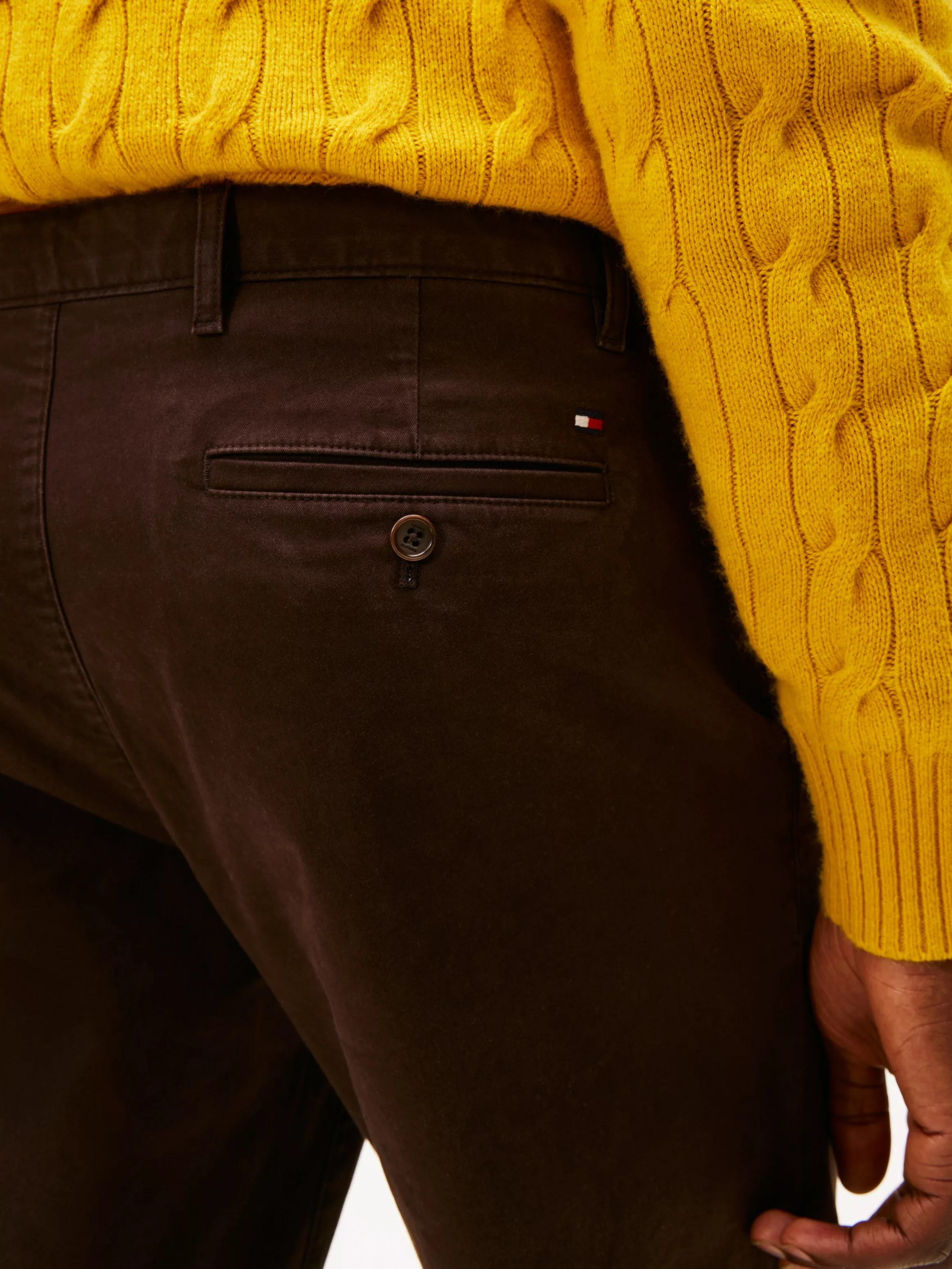 Tommy Hilfiger Chinohose "CORE HARLEM ESSENTIAL", Tapered Leg, Basic, schli günstig online kaufen