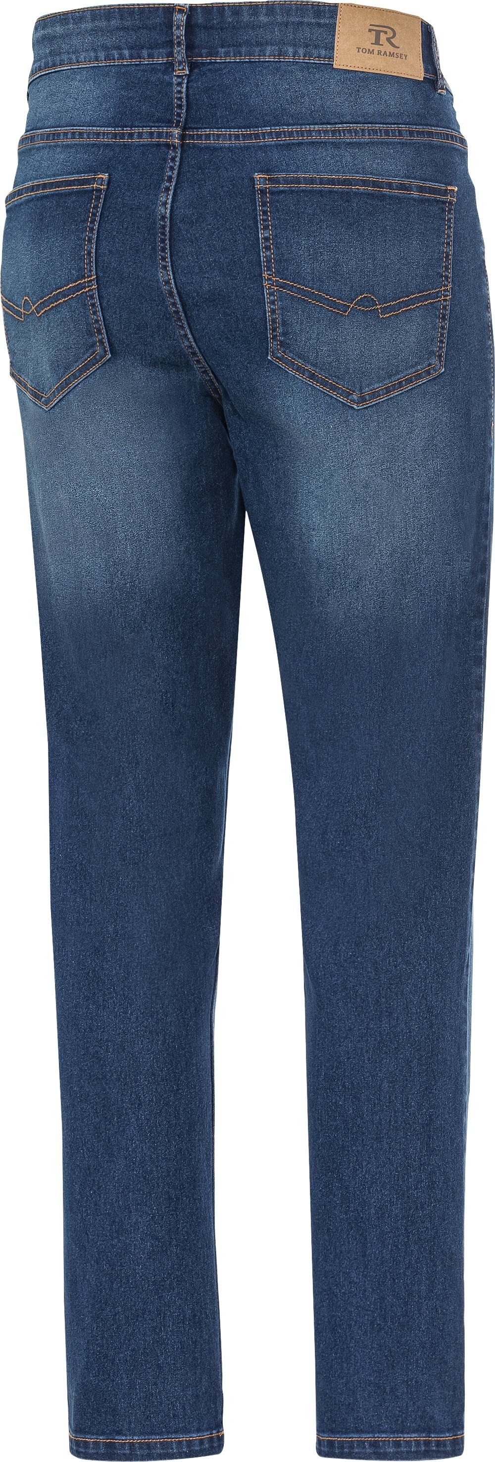 Tom Ramsey Regular-fit-Jeans aus sommerlich-leichtem, elastischem günstig online kaufen