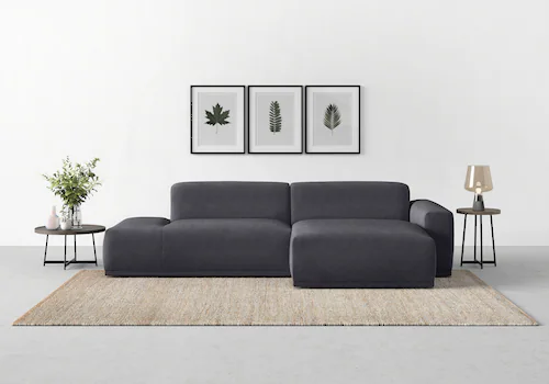 TRENDMANUFAKTUR Ecksofa Braga, mit hochwertigem Kaltschaum, L-Form, in Cord günstig online kaufen