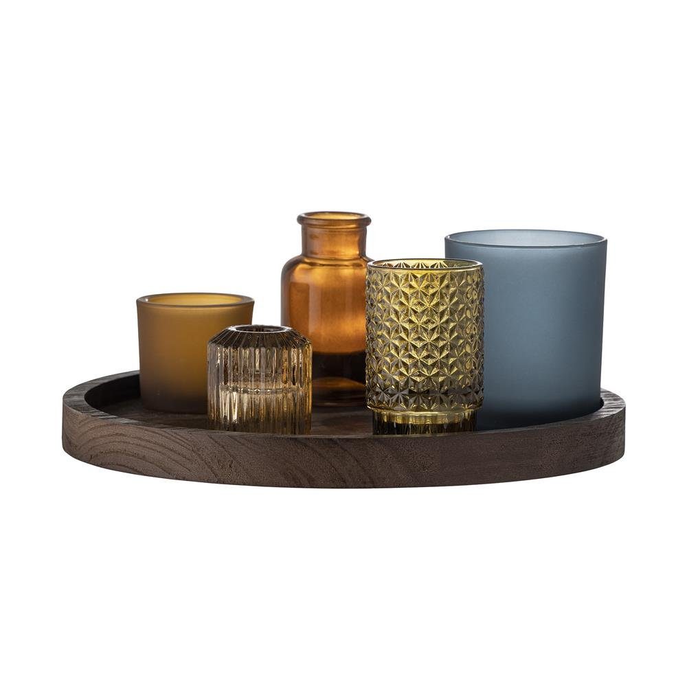 Bloomingville Teelichthalter Sanga Tablett 30cm Holz günstig online kaufen