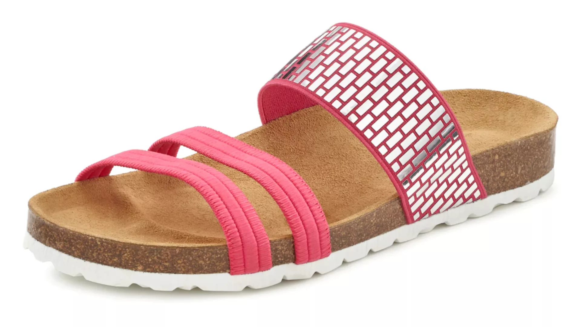 LASCANA Pantolette "Mule, Sandale, offener Schuh,", mit Komfortkorkfußbett günstig online kaufen
