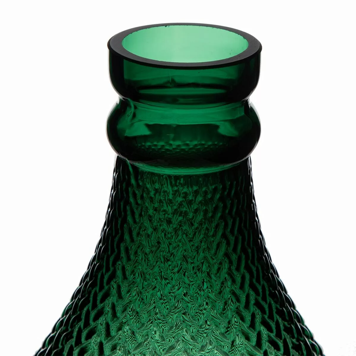 Vase 11,7 X 11,7 X 30 Cm Grün Glas günstig online kaufen