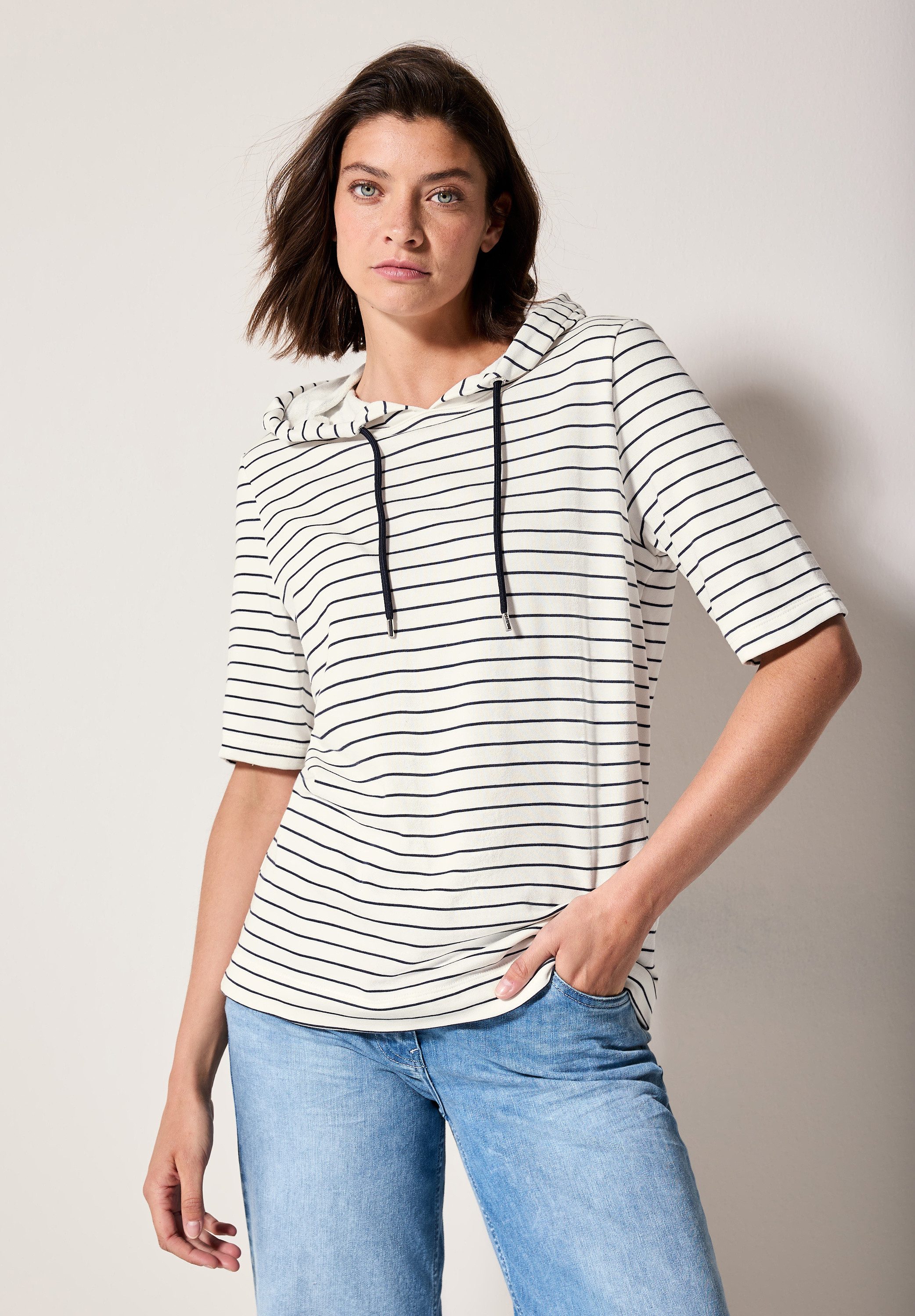 Cecil Kapuzenshirt, im soften Baumwoll-Mix günstig online kaufen