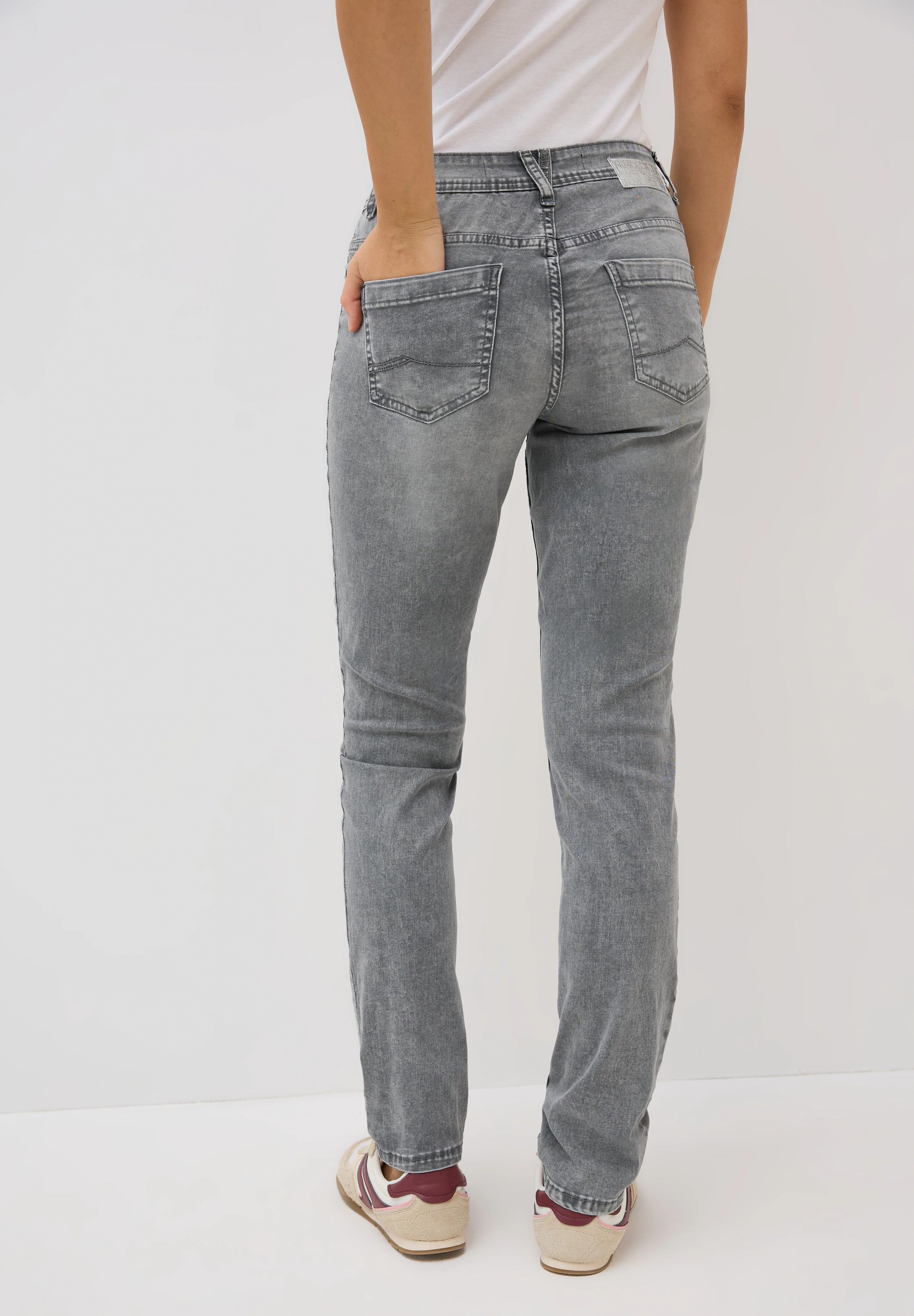 Cecil Gerade Jeans, aus Baumwolle mit Stretchanteil günstig online kaufen