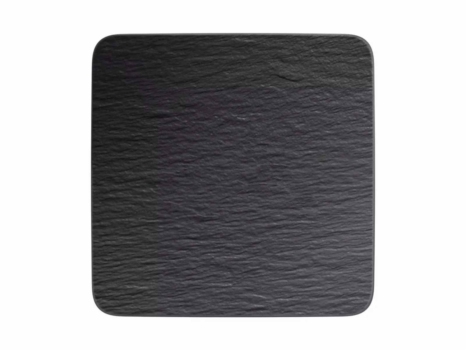 Villeroy & Boch Manufacture Rock Servierplatte quadratisch schwarz 32,5 cm günstig online kaufen