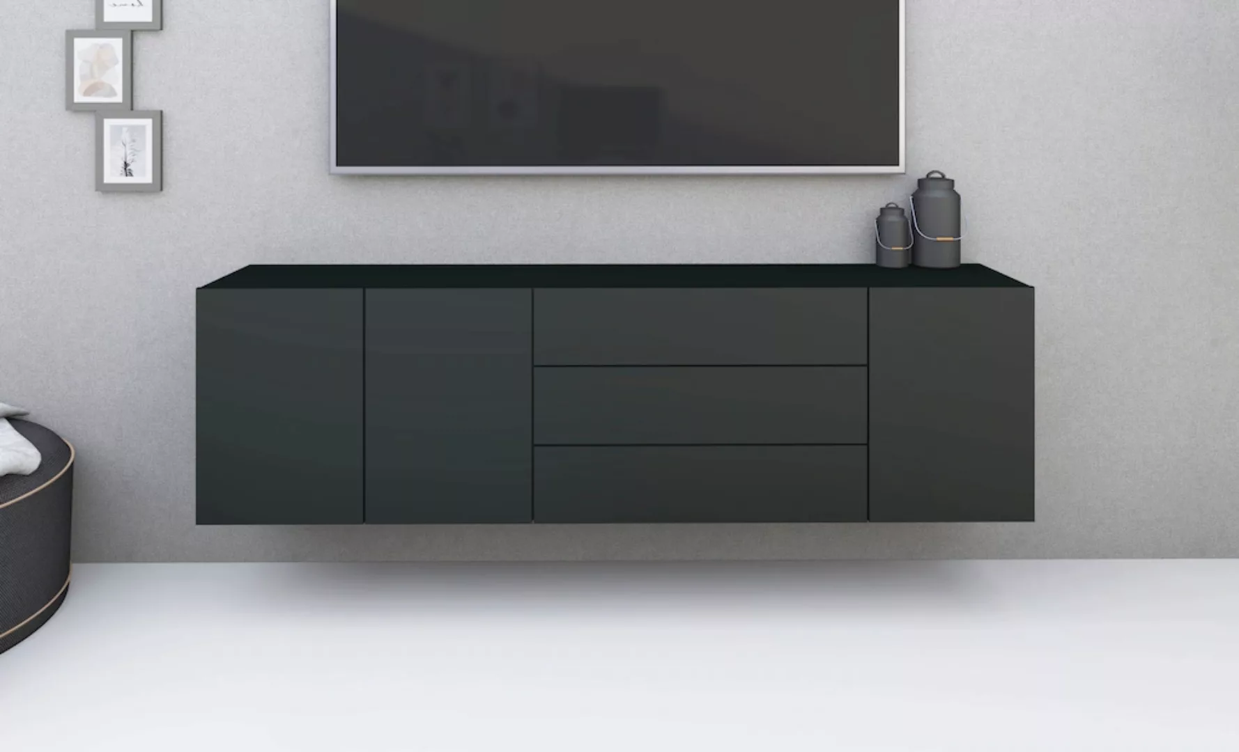 borchardt Möbel Sideboard "Sophia", Breite 190 cm, hängend und stehend mont günstig online kaufen