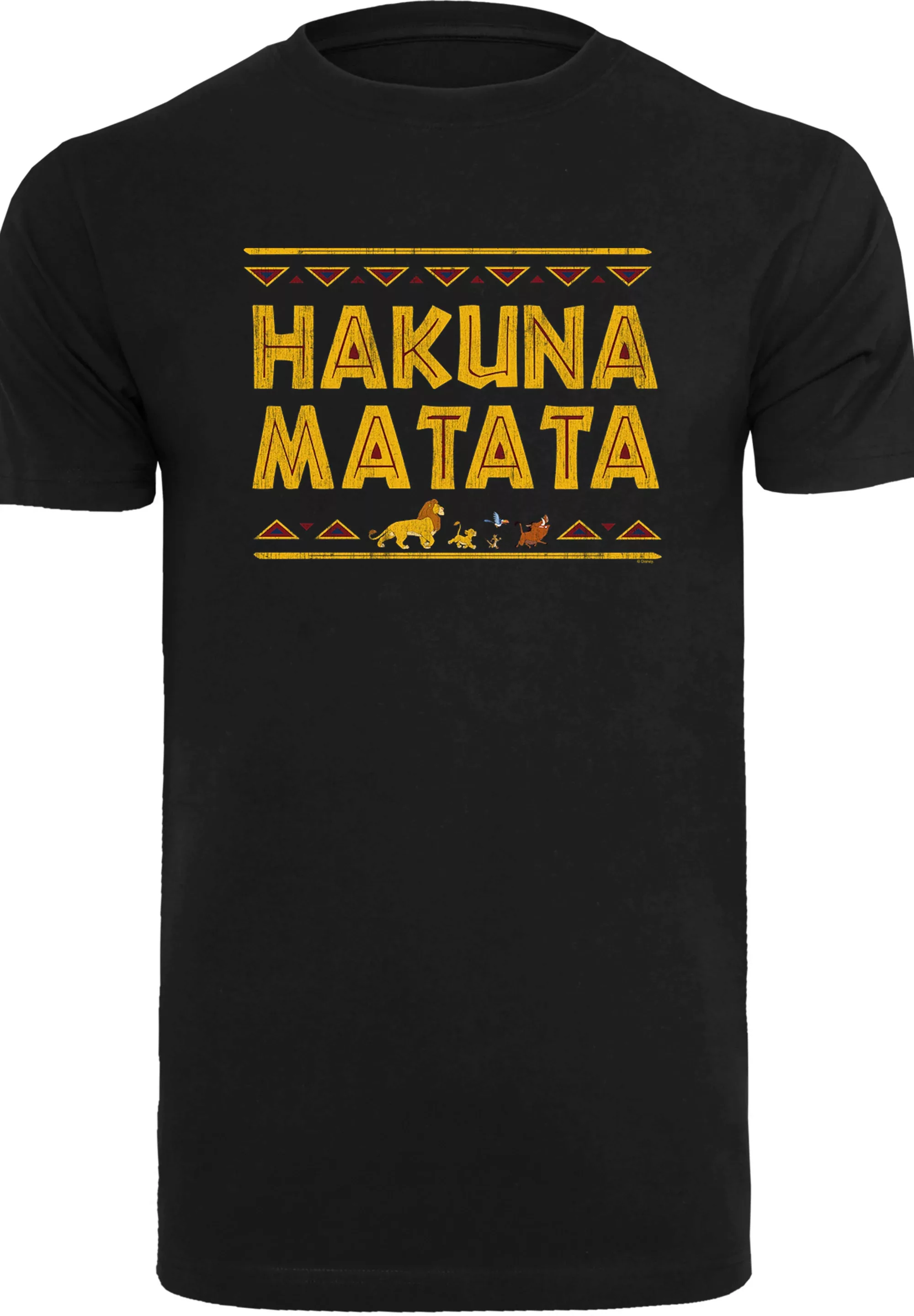 F4NT4STIC T-Shirt "Disney König der Löwen Hakuna Matata", Herren,Premium Me günstig online kaufen