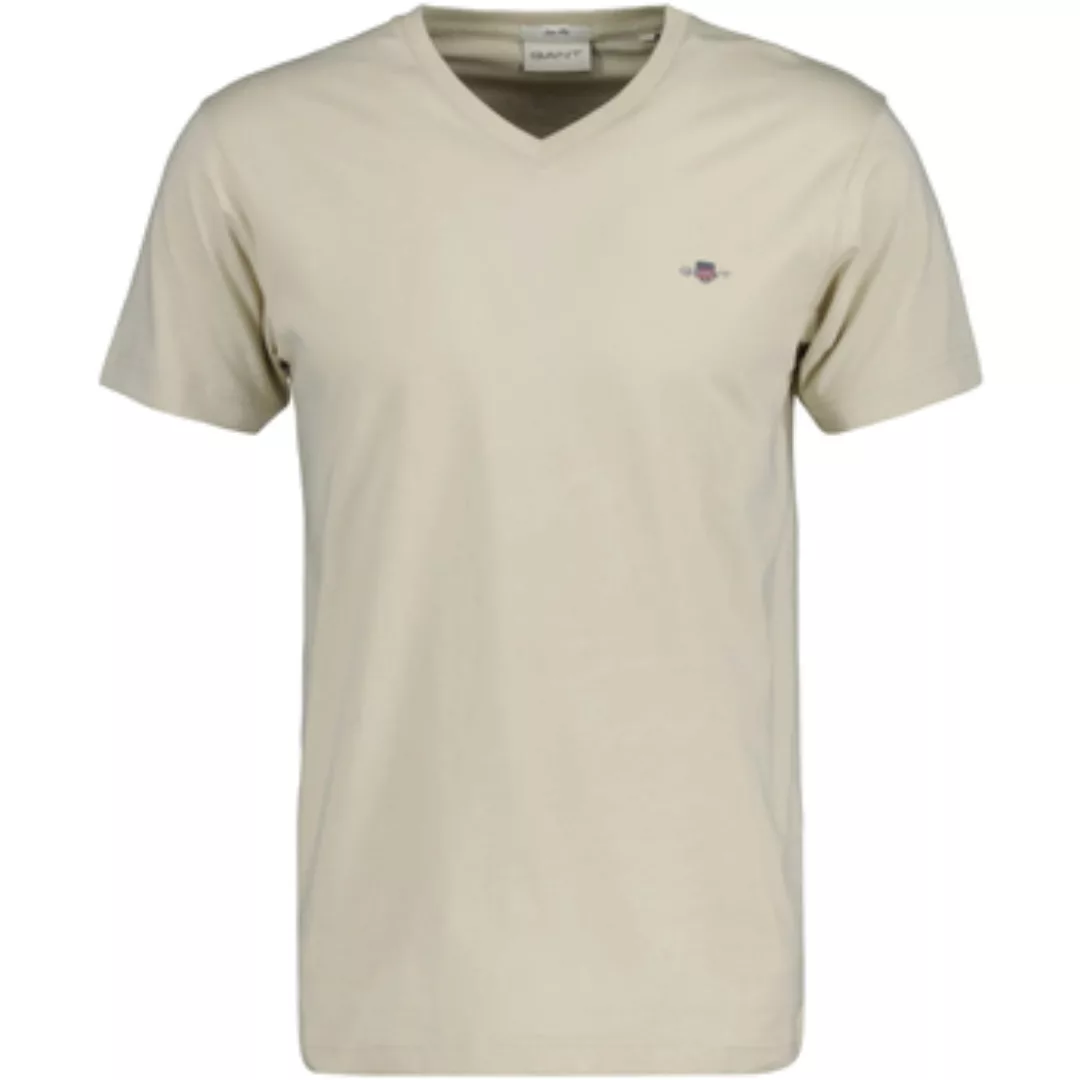 Gant  T-Shirt Slim Shield V-Neck Tee günstig online kaufen